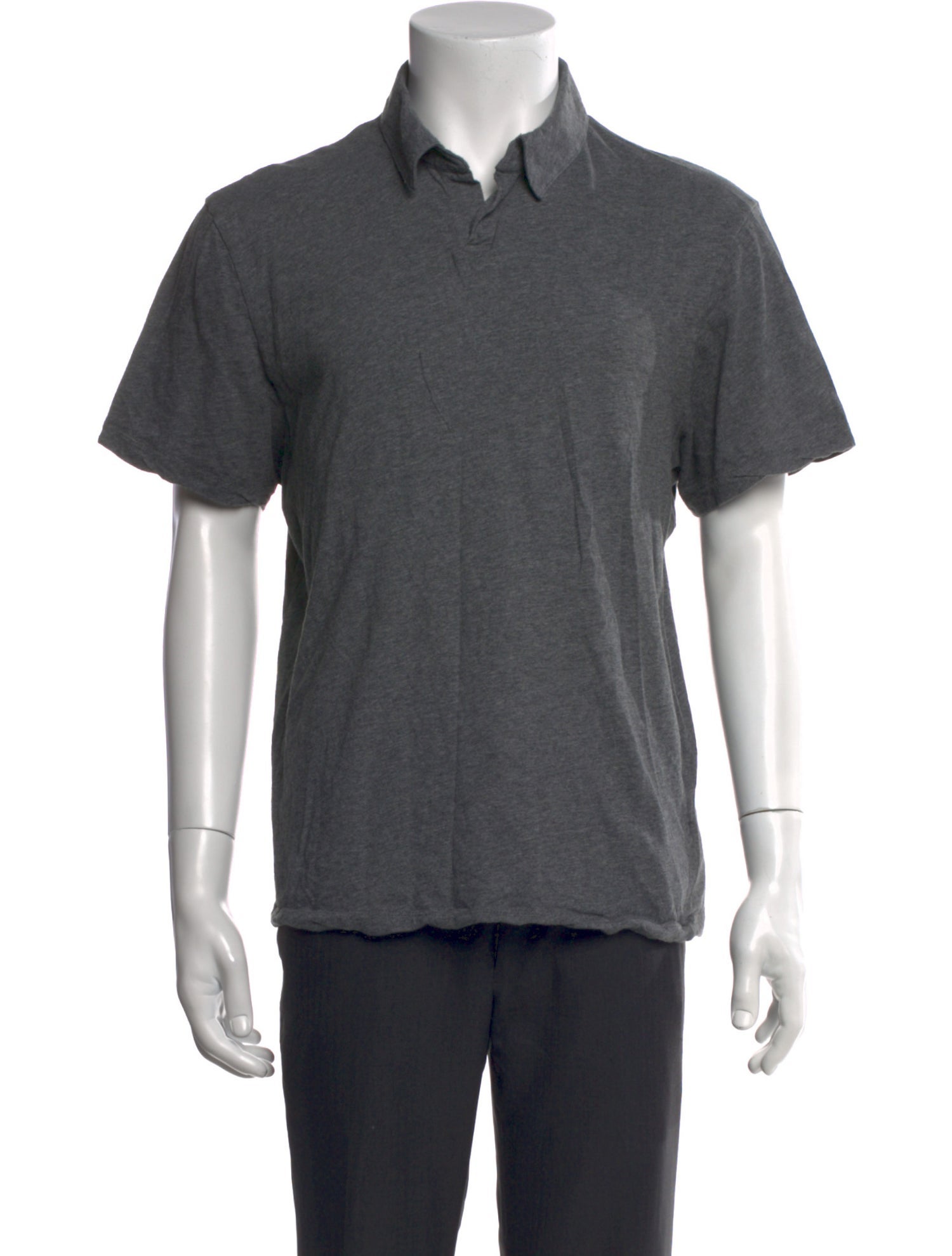 James Perse Collar Short Sleeve Polo Shirt