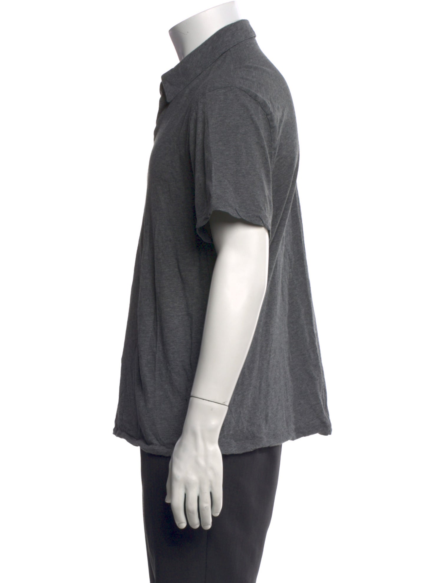 James Perse Collar Short Sleeve Polo Shirt