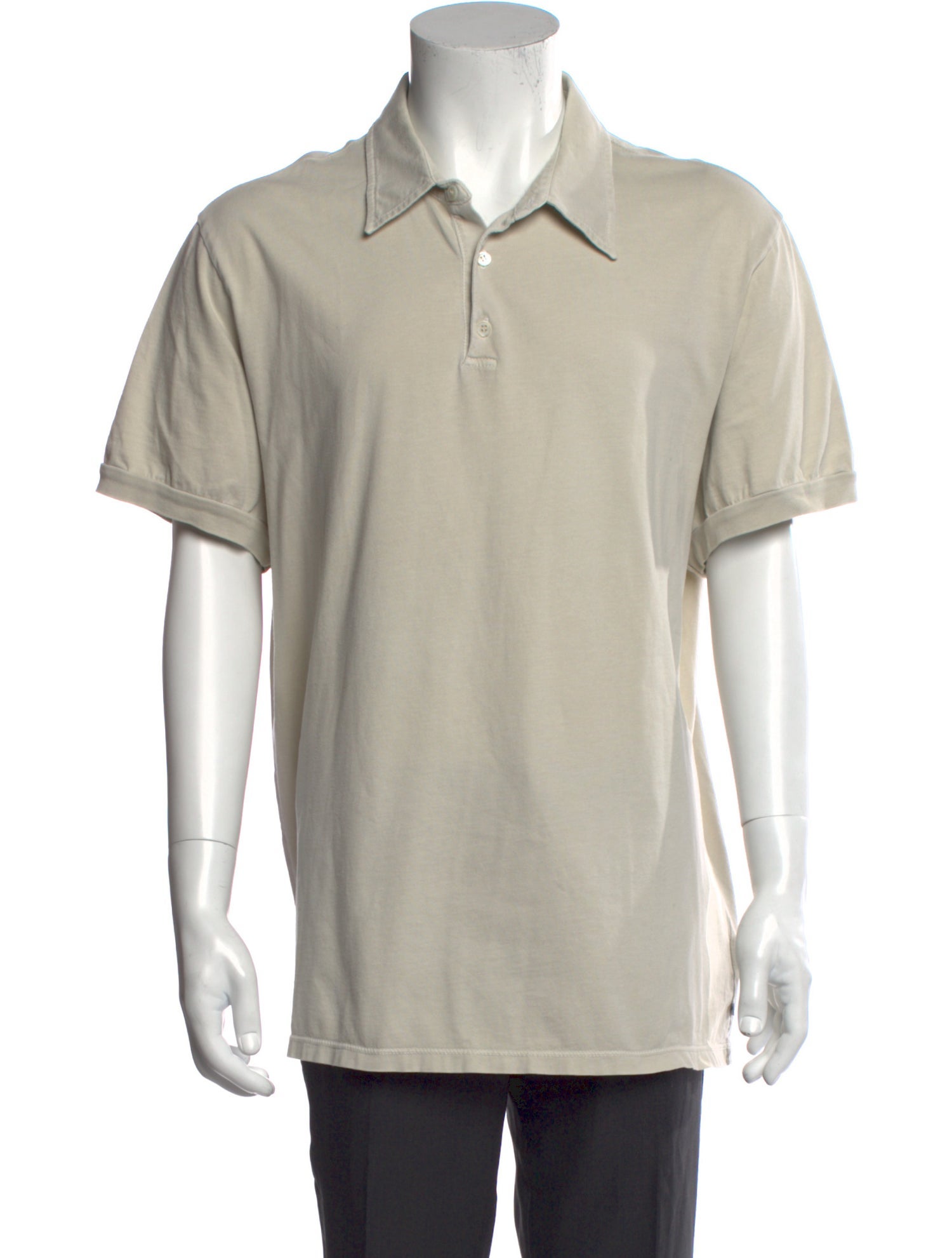 James Perse Collar Short Sleeve Polo Shirt