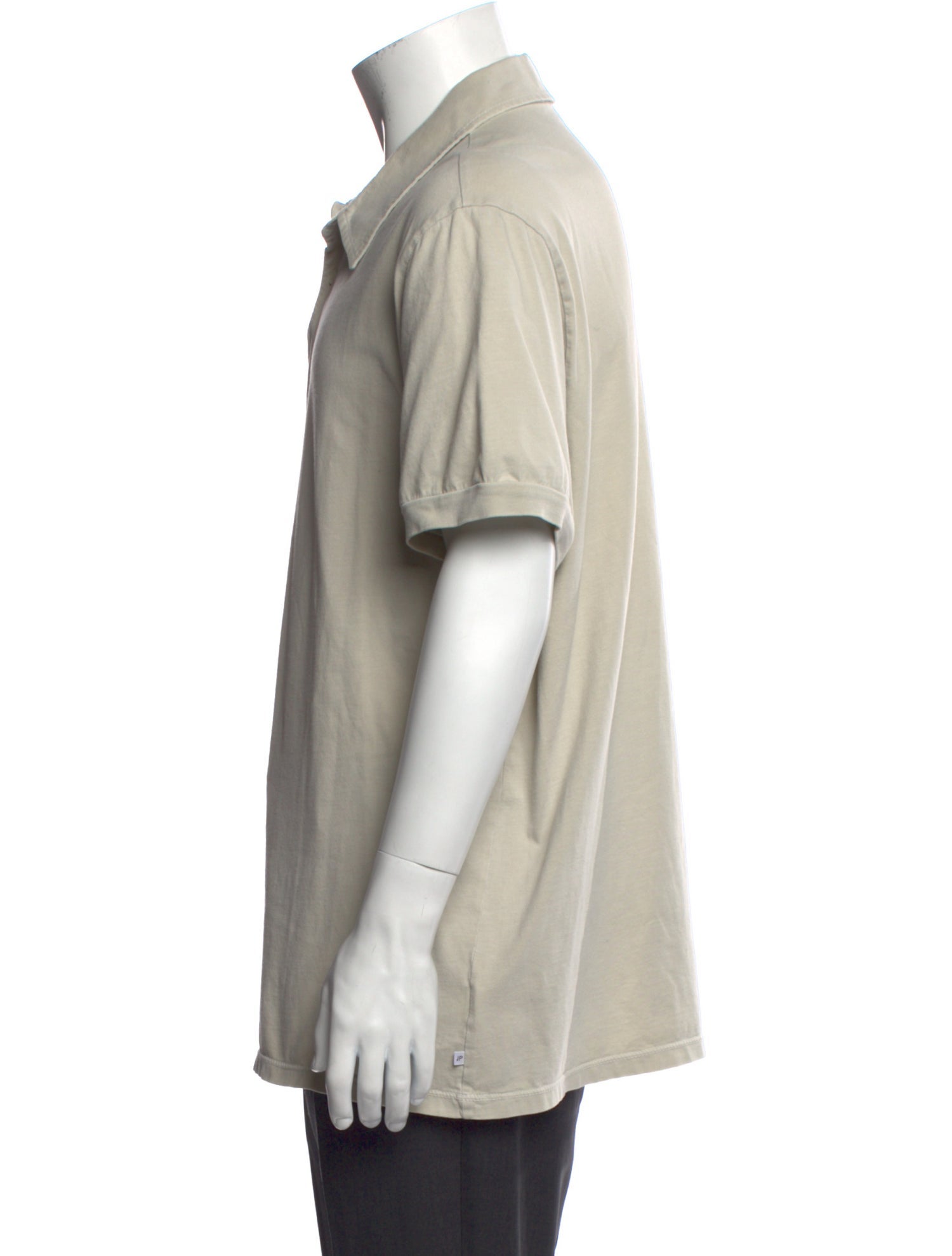 James Perse Collar Short Sleeve Polo Shirt