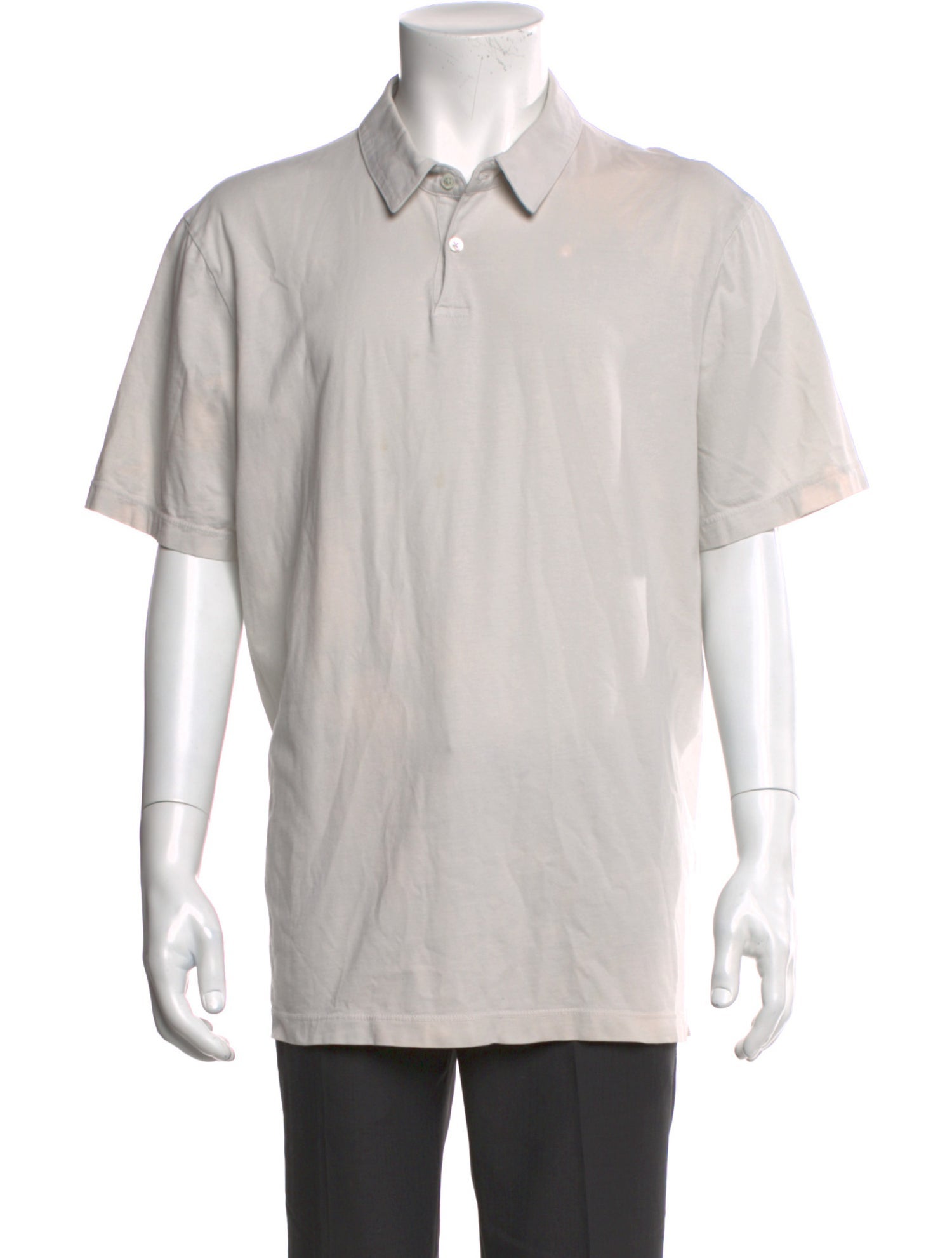 James Perse Collar Short Sleeve Polo Shirt