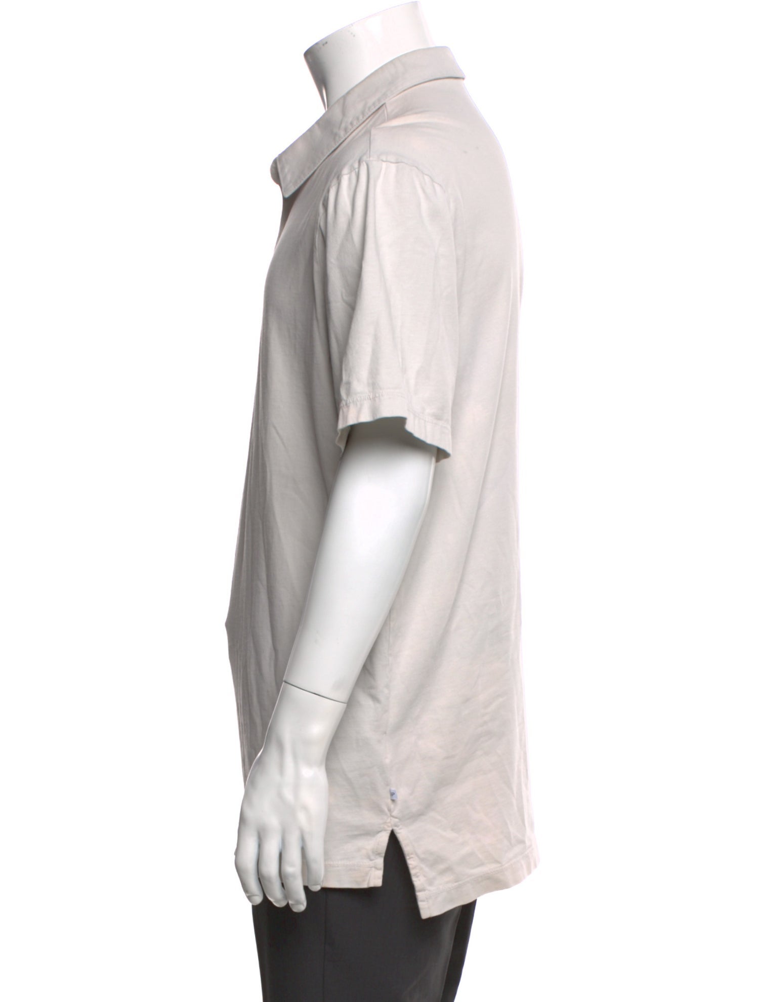 James Perse Collar Short Sleeve Polo Shirt