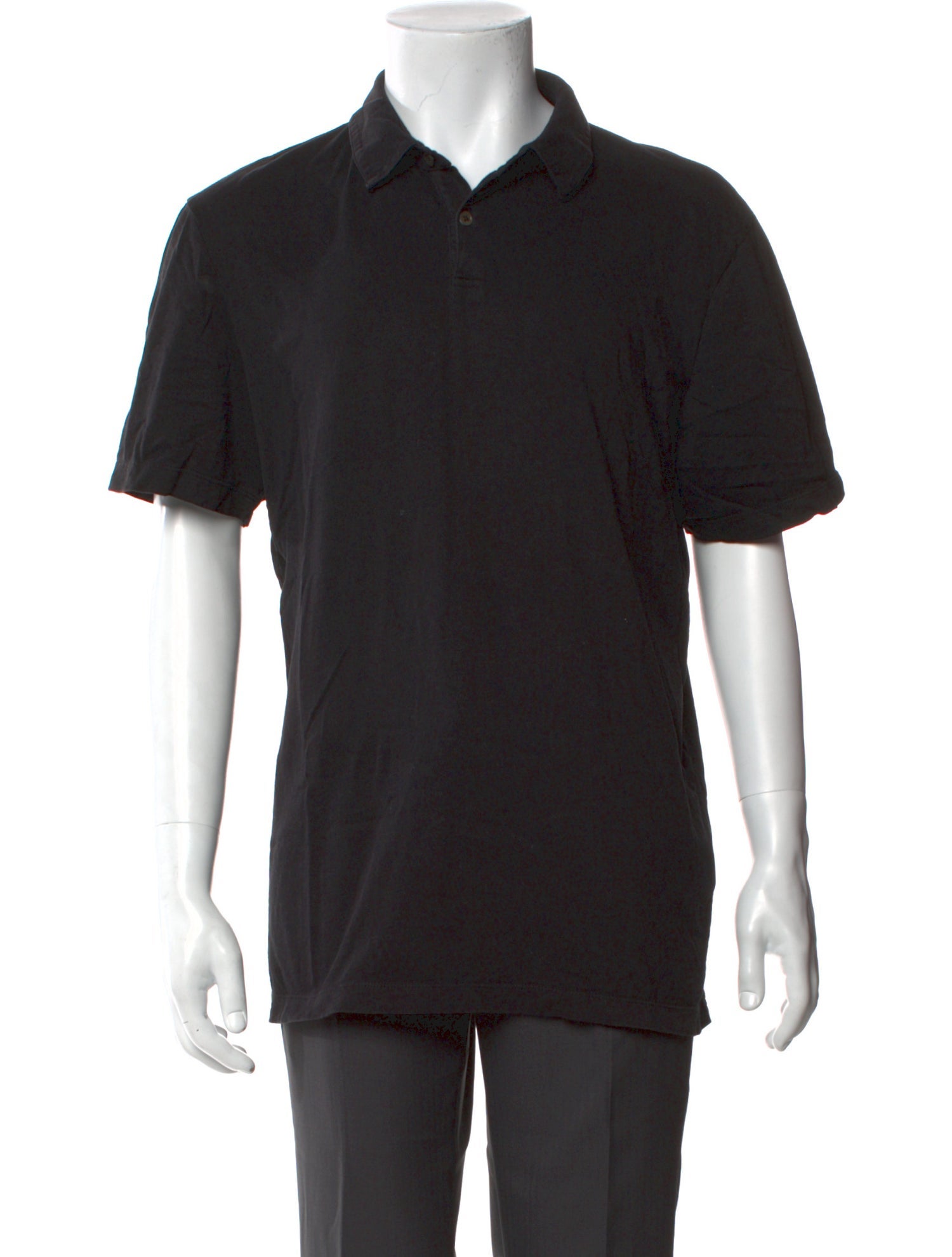 James Perse Collar Short Sleeve Polo Shirt