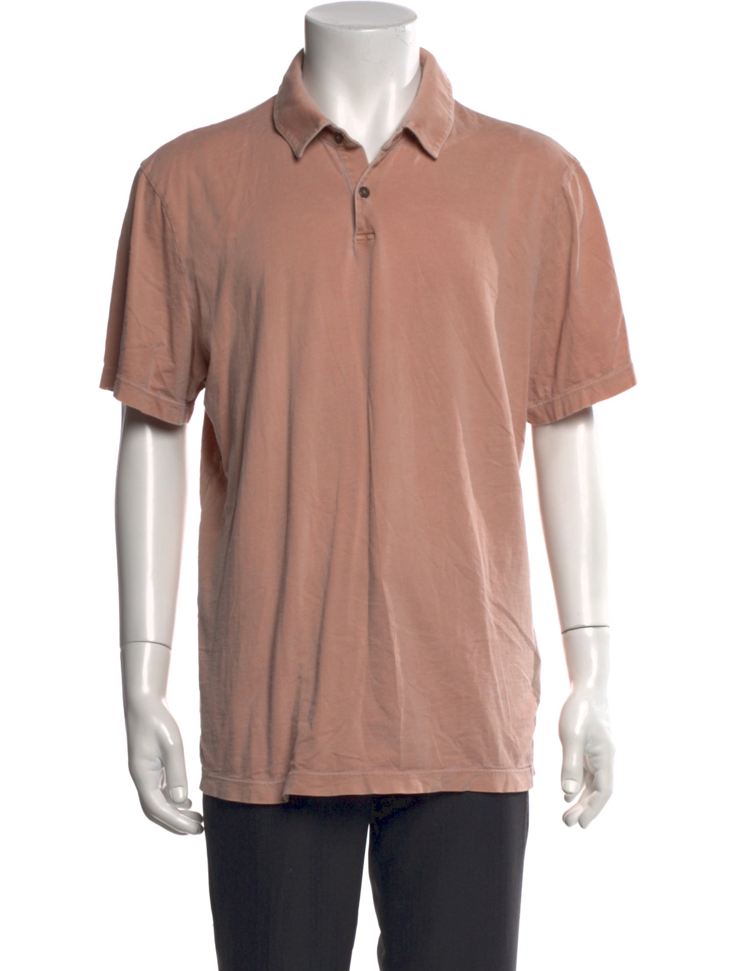 James Perse Collar Short Sleeve Polo Shirt