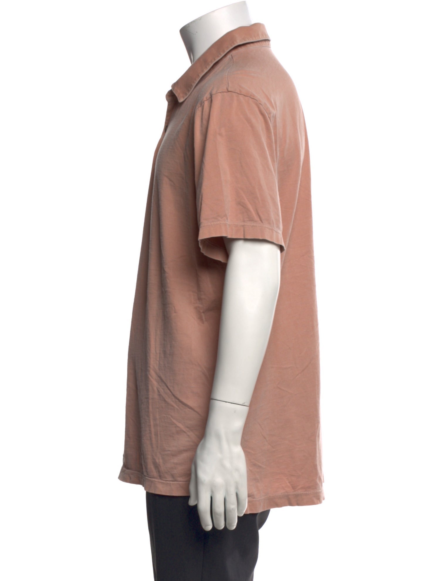 James Perse Collar Short Sleeve Polo Shirt