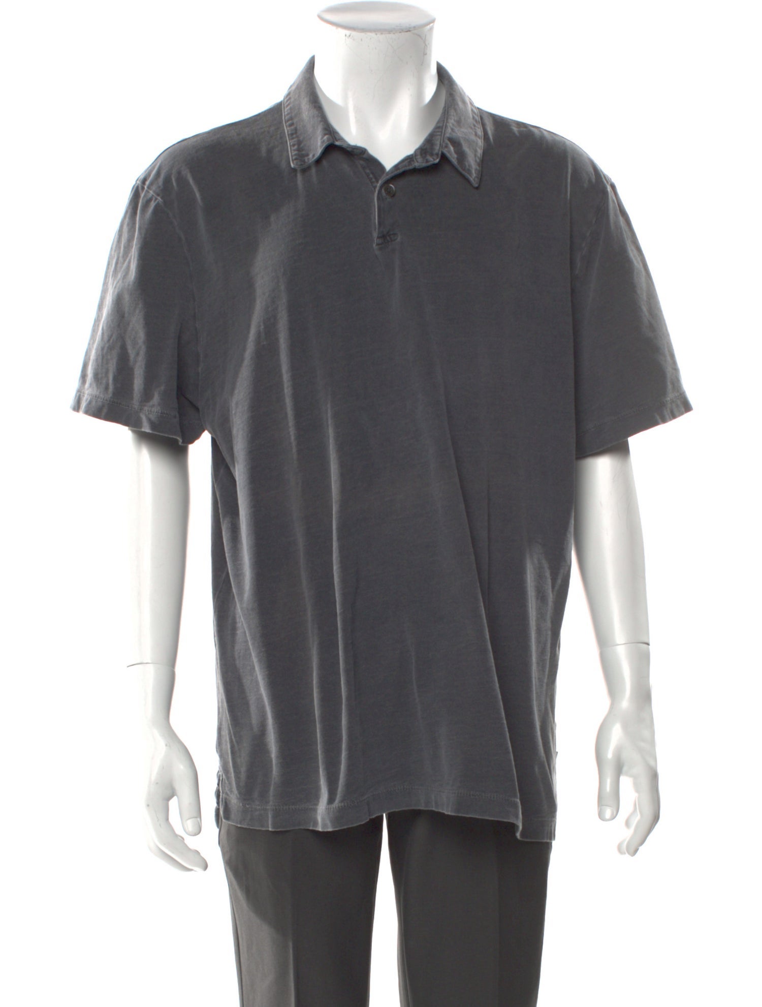 James Perse Collar Short Sleeve Polo Shirt