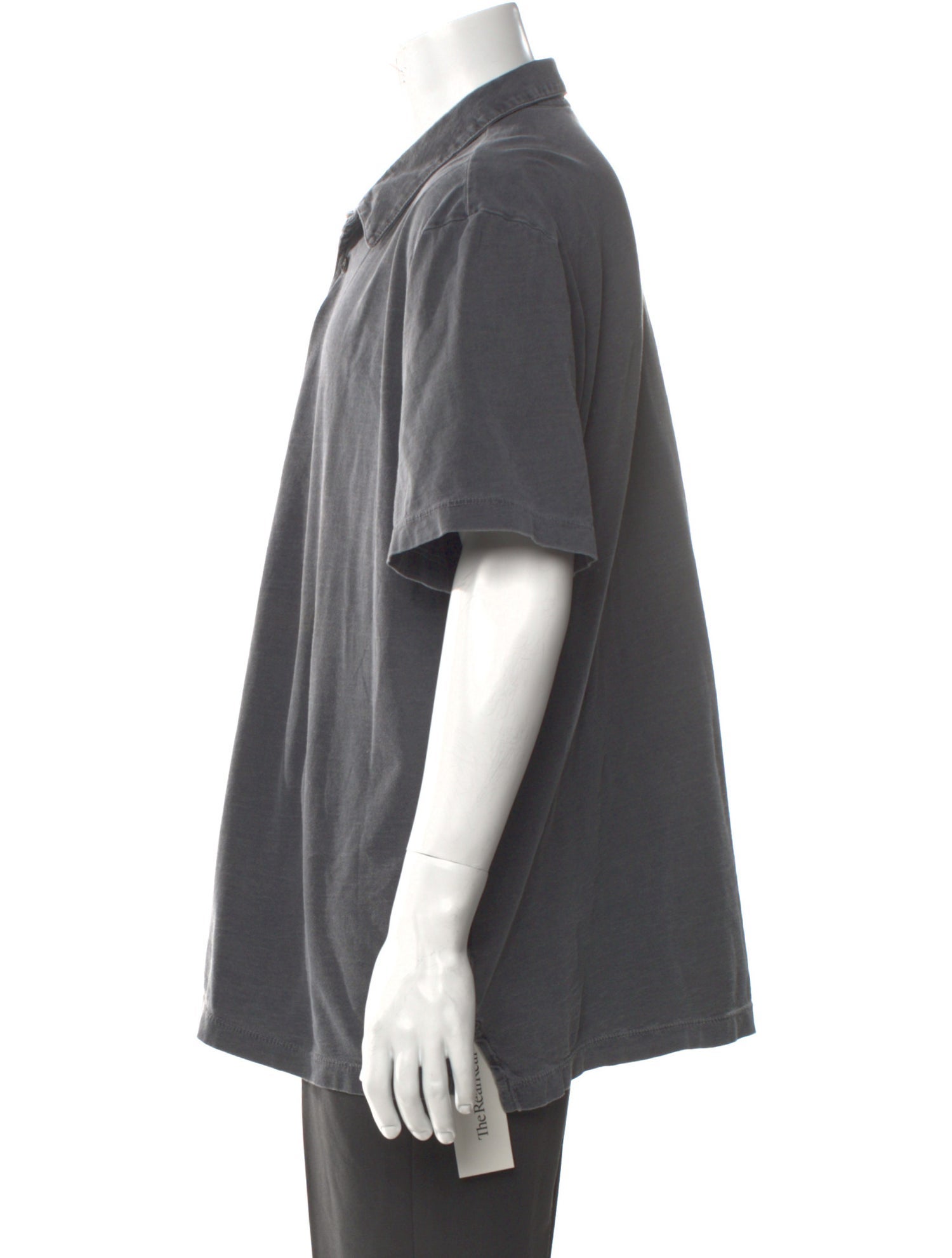 James Perse Collar Short Sleeve Polo Shirt