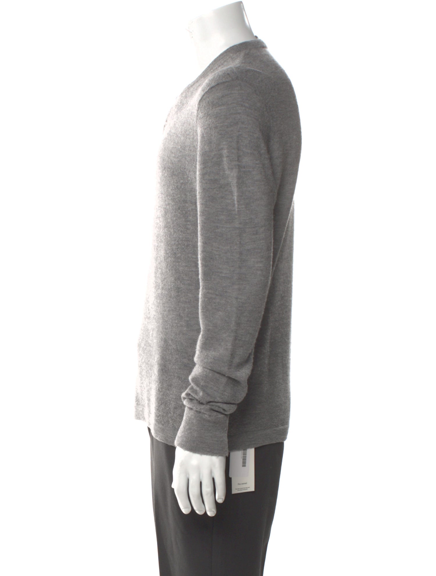 James Perse Cashmere Crew Neck Polo Sweater