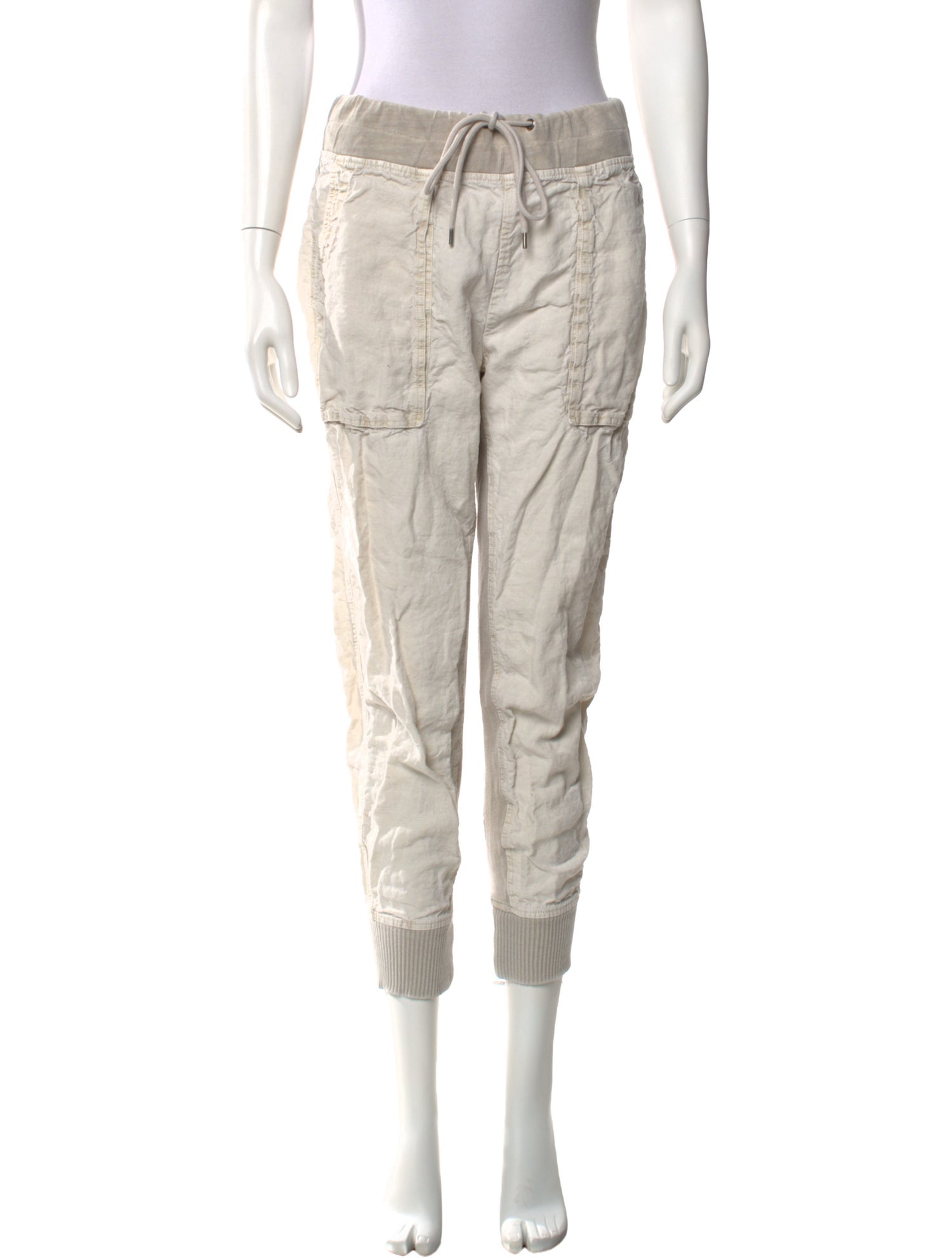 James Perse Linen Skinny Leg Pants