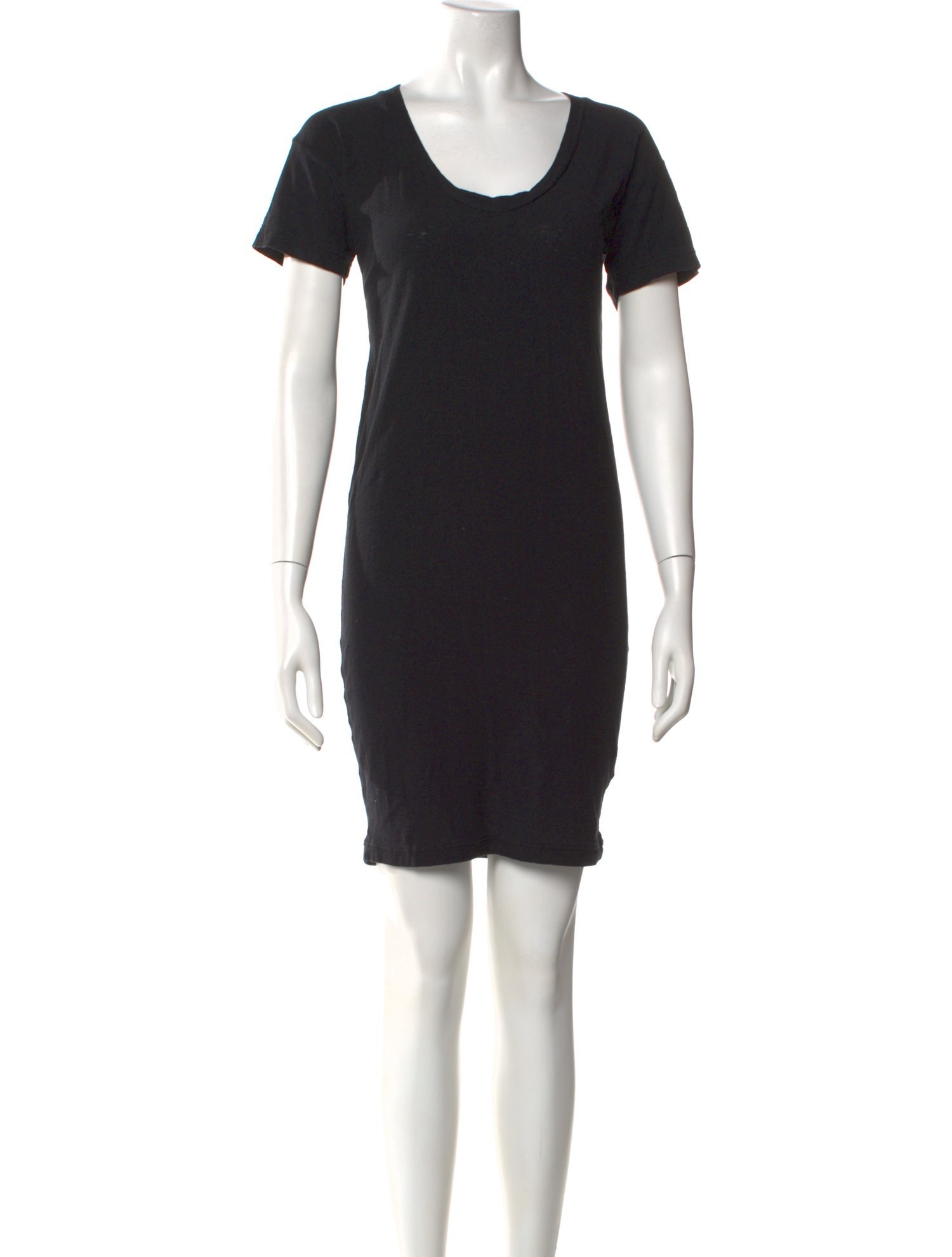 James Perse Scoop Neck Knee-Length Dress