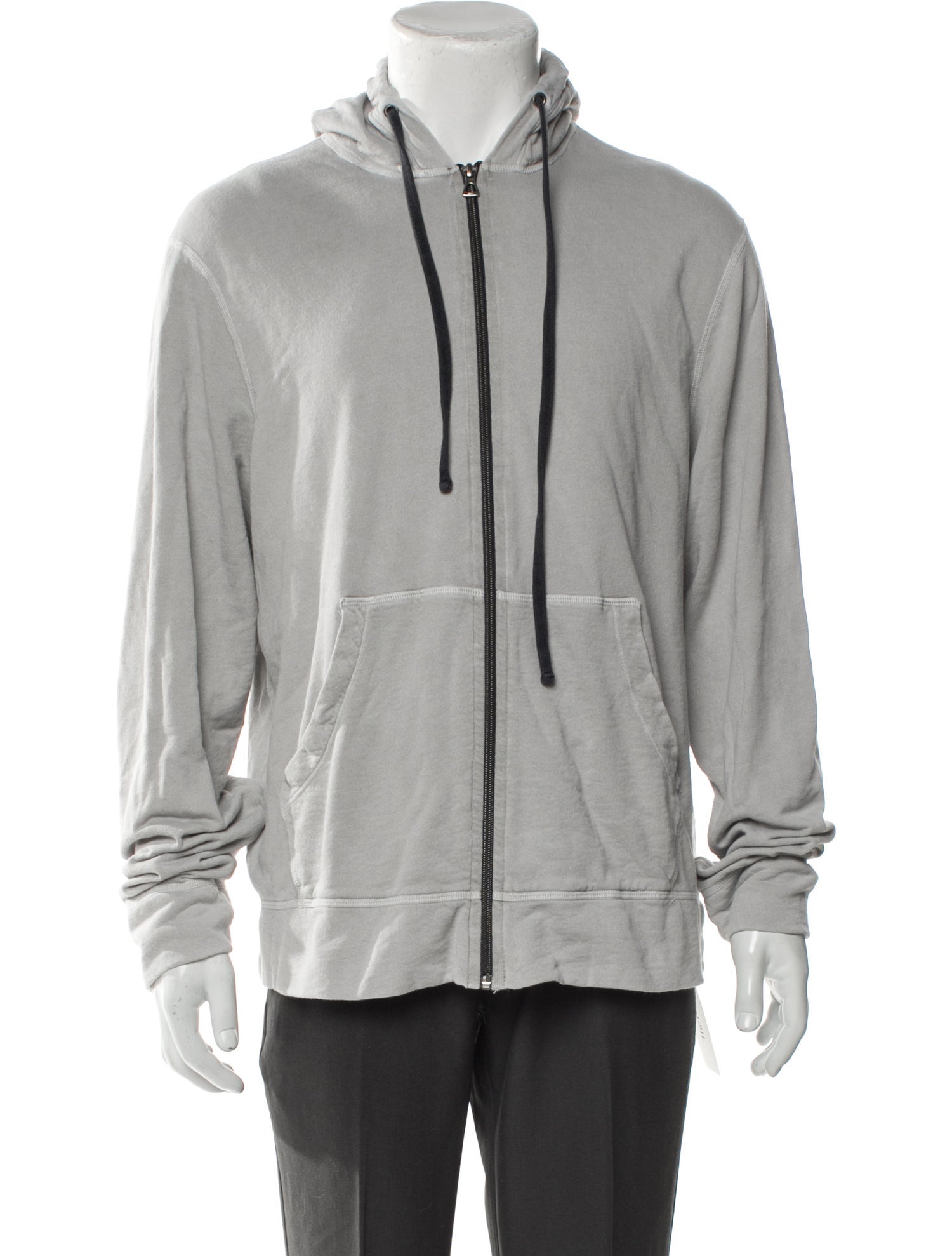 James Perse Crew Neck Long Sleeve Hoodie