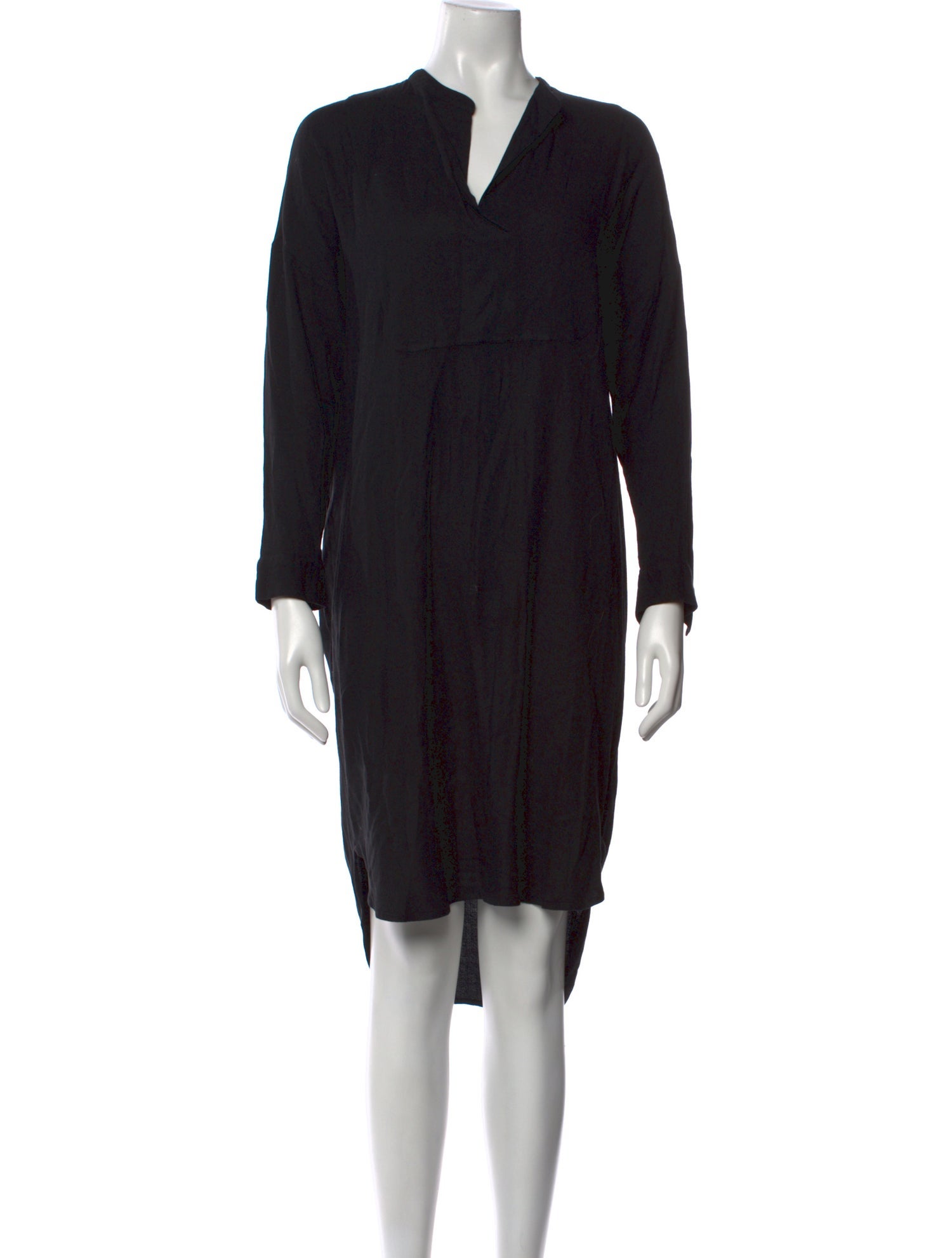 James Perse V-Neck Midi Length Dress