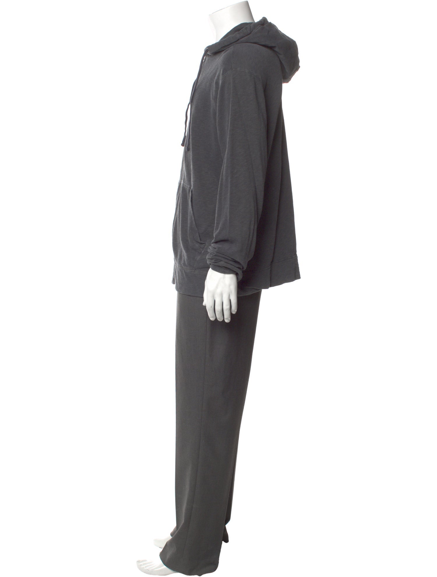 James Perse Crew Neck Long Sleeve Hoodie