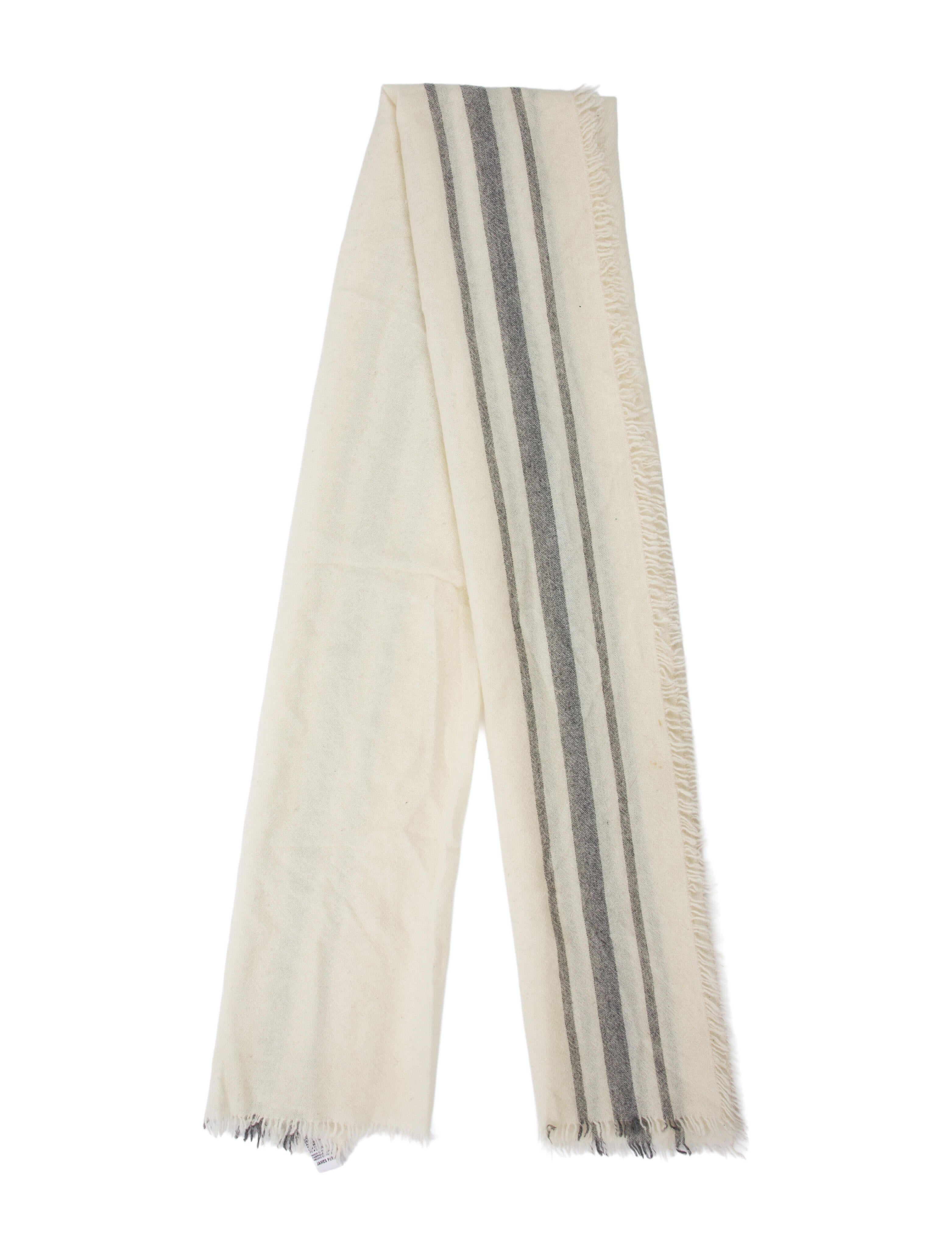 James Perse Cashmere Striped Scarf