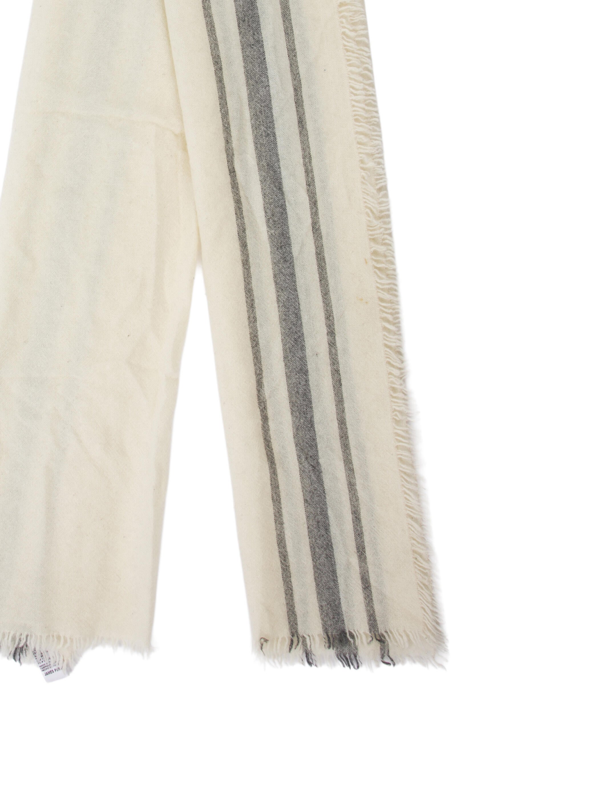 James Perse Cashmere Striped Scarf