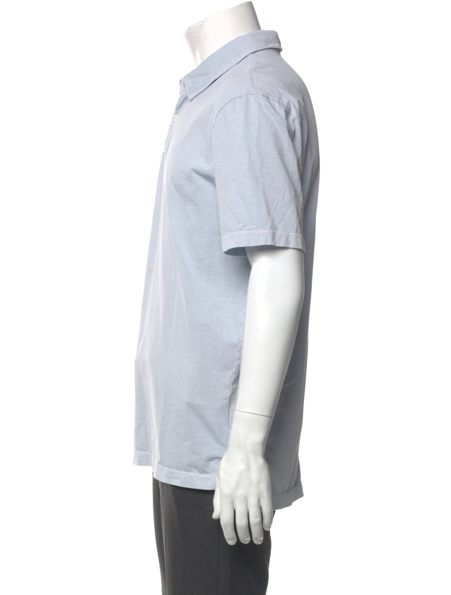 James Perse Collar Short Sleeve Polo Shirt