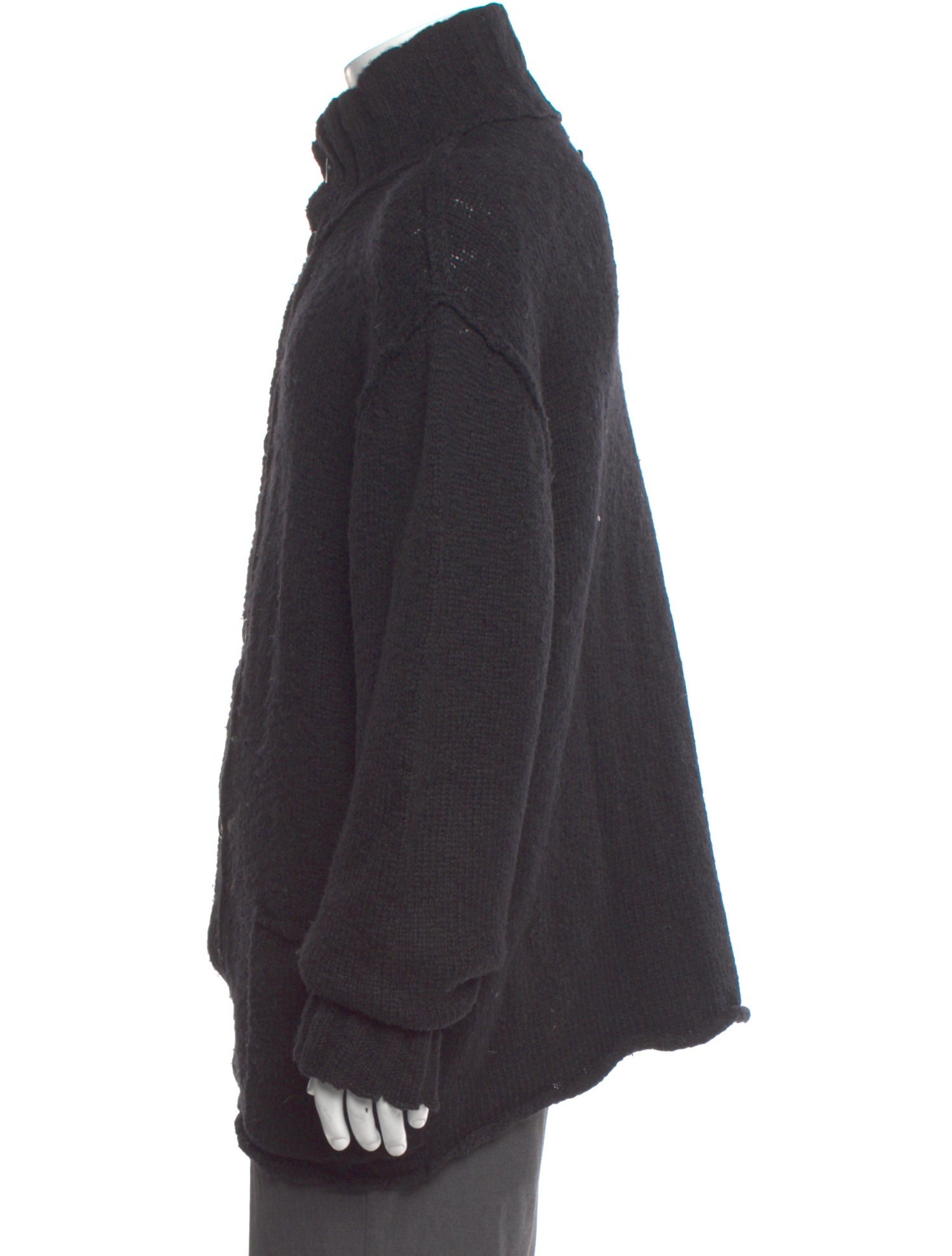 James Perse Turtleneck Long Sleeve Cardigan