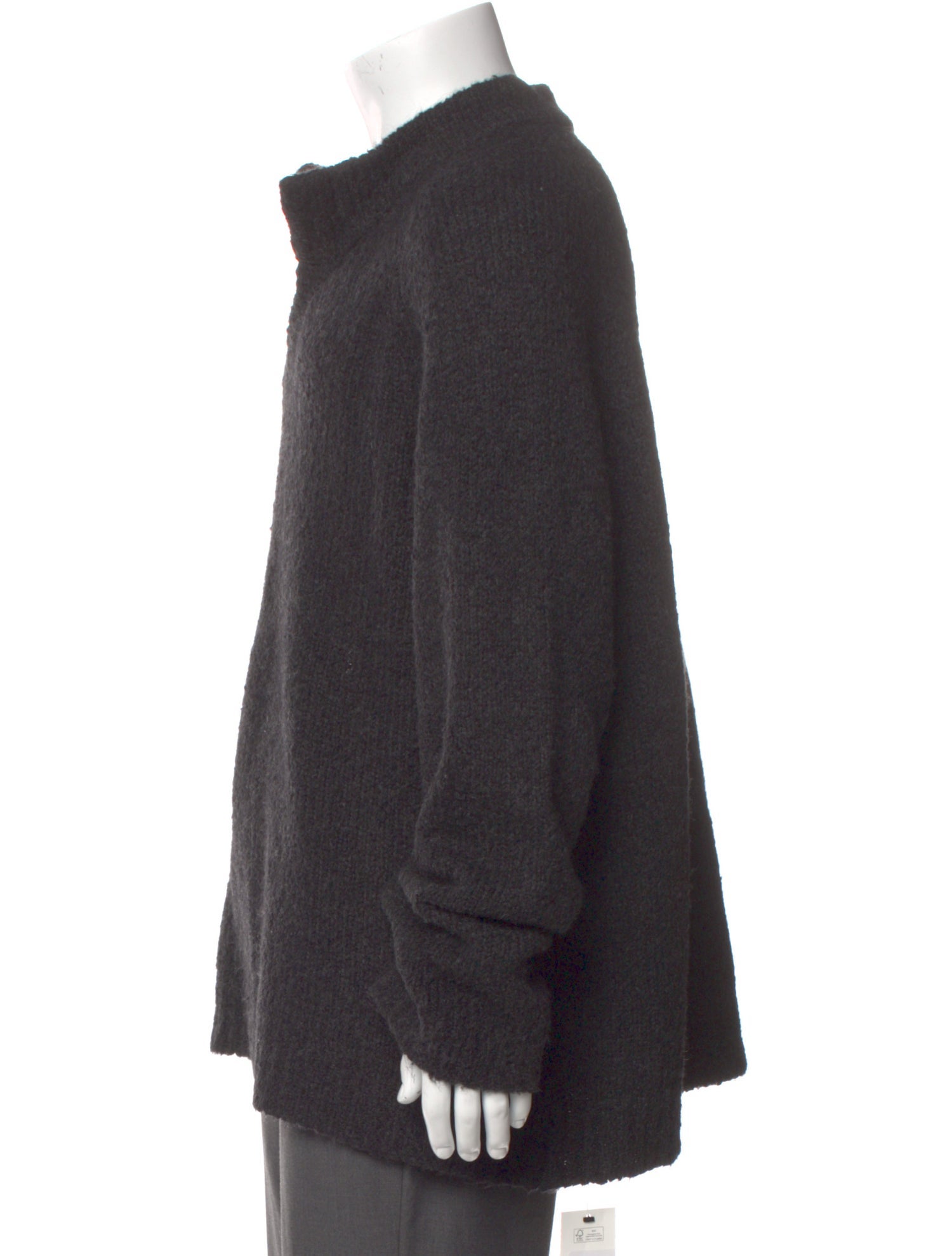 James Perse V-Neck Long Sleeve Polo Sweater