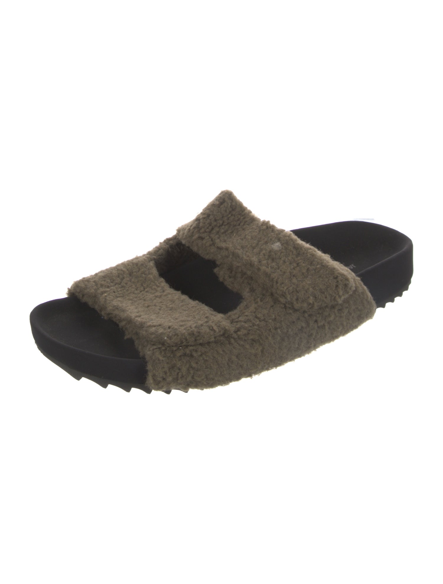 James Perse Shearling Slides