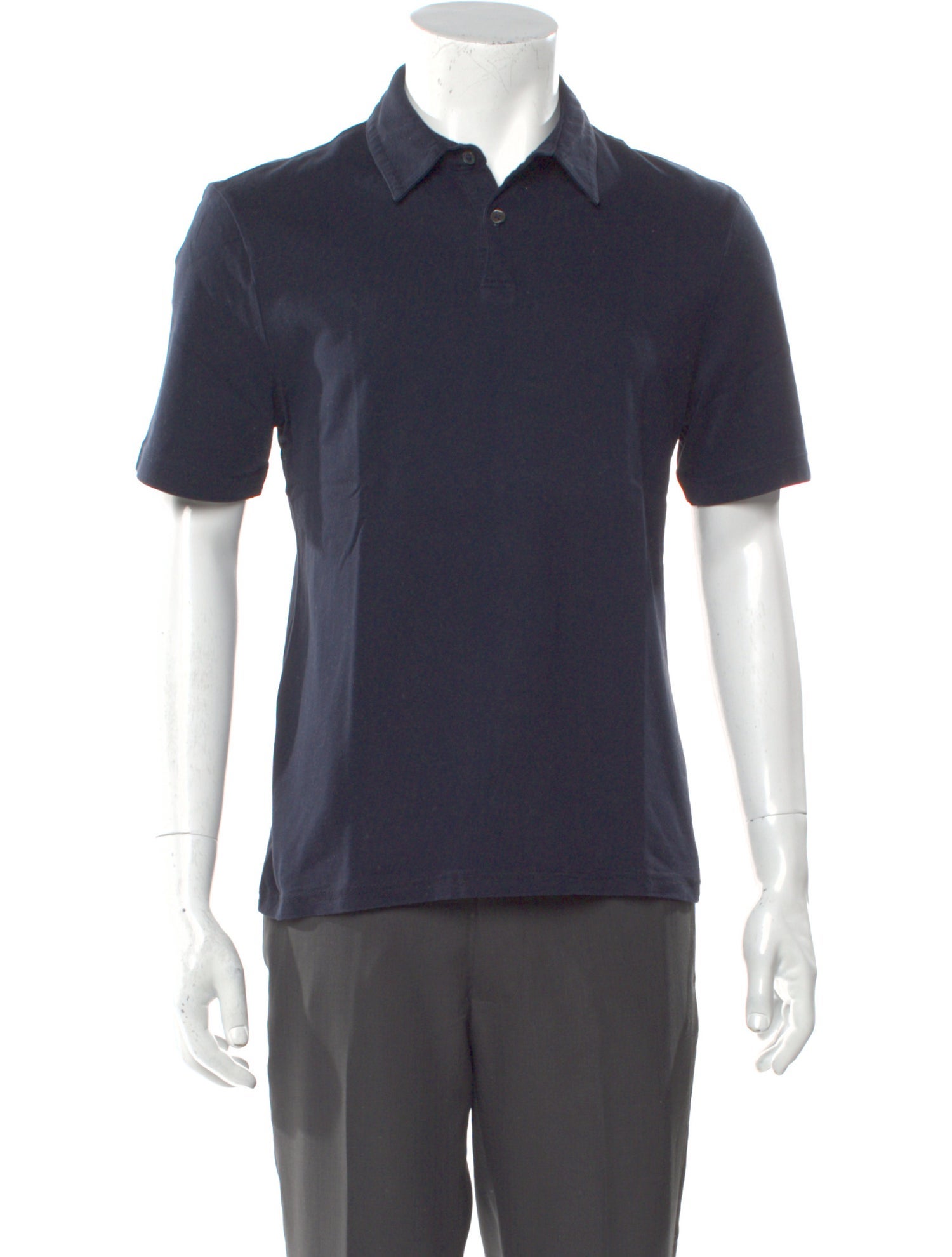 James Perse V-Neck Short Sleeve Polo Shirt