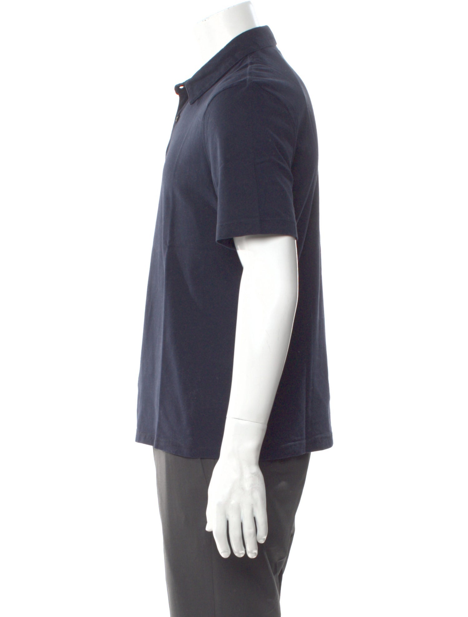 James Perse V-Neck Short Sleeve Polo Shirt