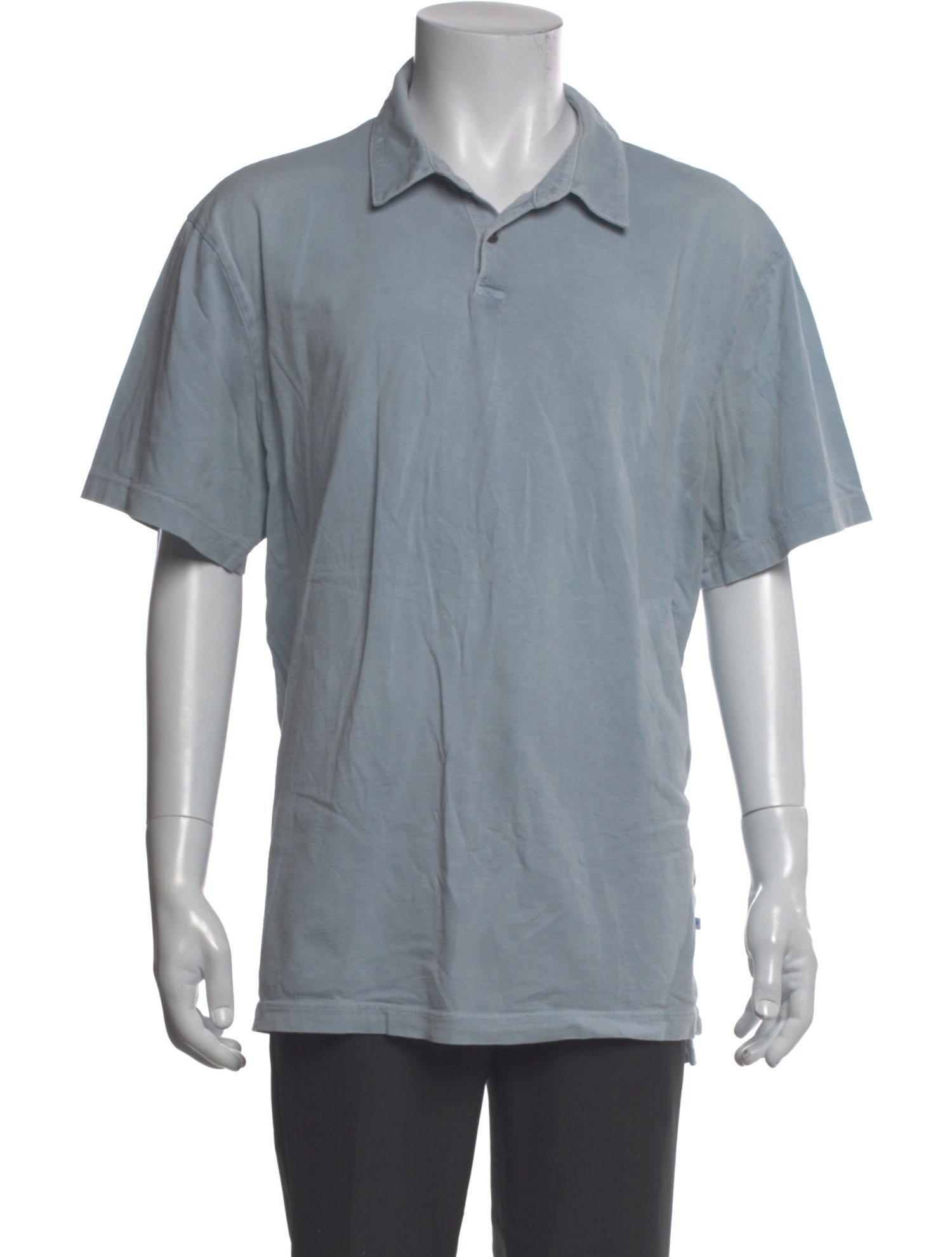 James Perse Crew Neck Short Sleeve Polo Shirt