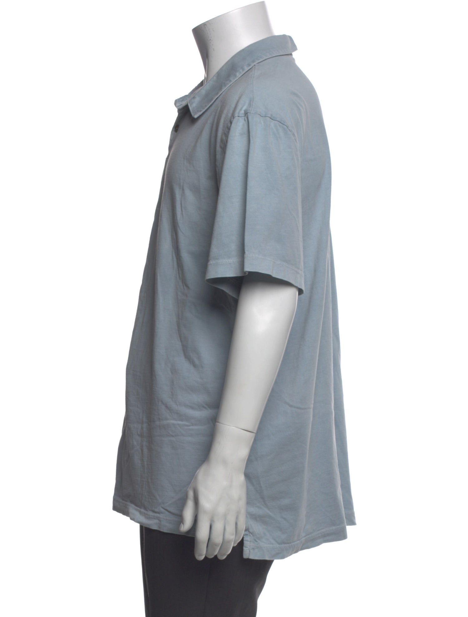 James Perse Crew Neck Short Sleeve Polo Shirt