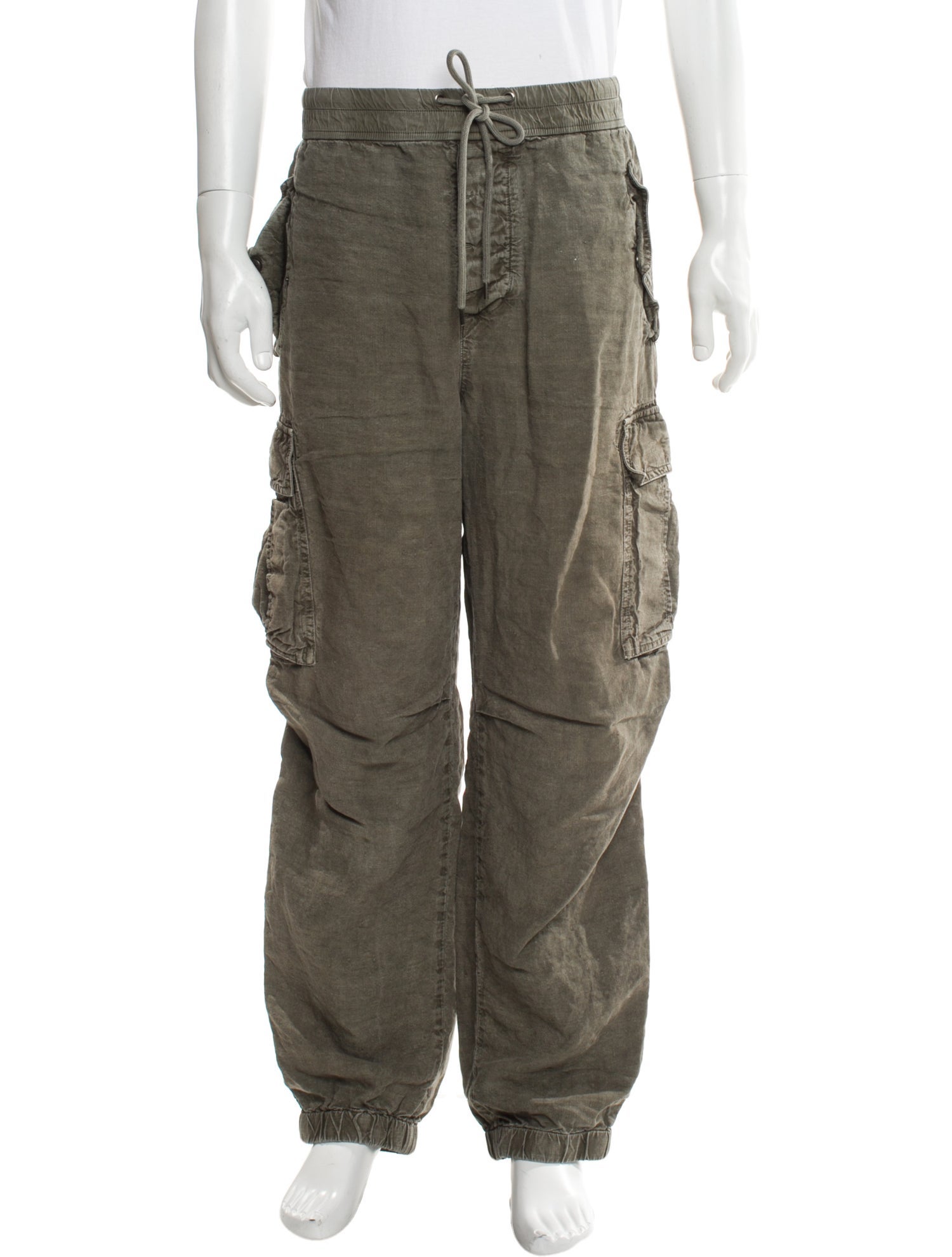 James Perse Linen Cargo Pants