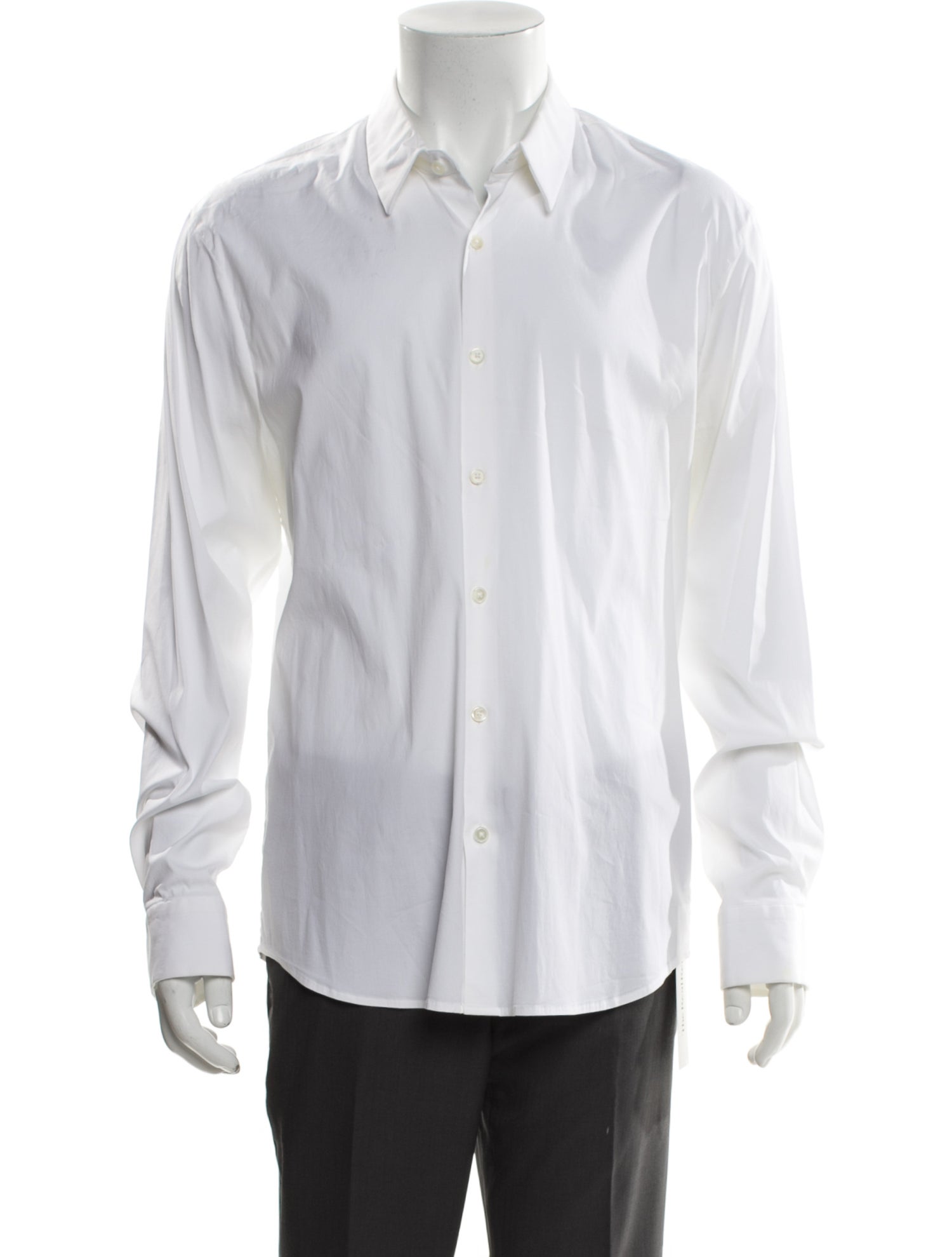James Perse Striped Long Sleeve Dress Shirt