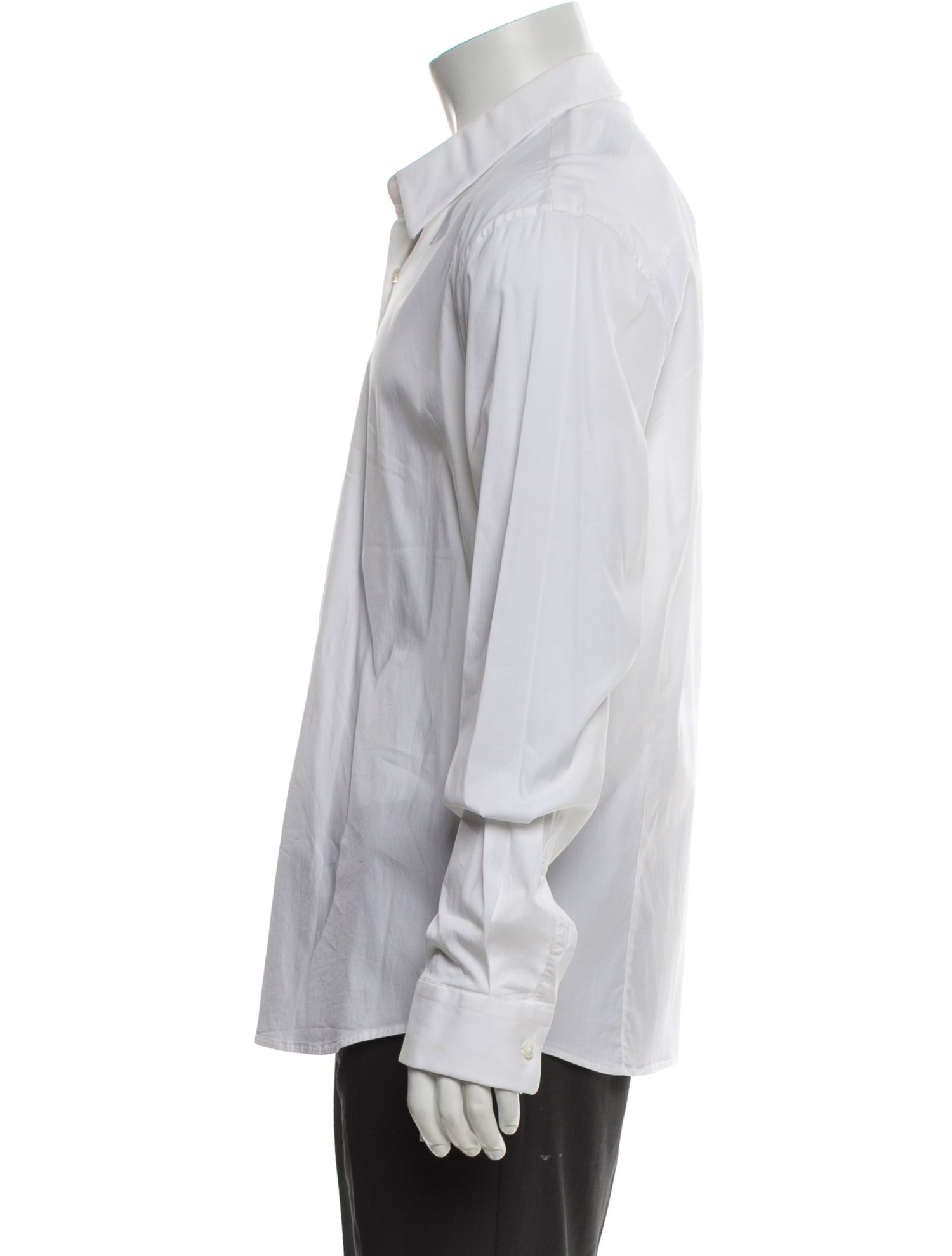 James Perse Striped Long Sleeve Dress Shirt