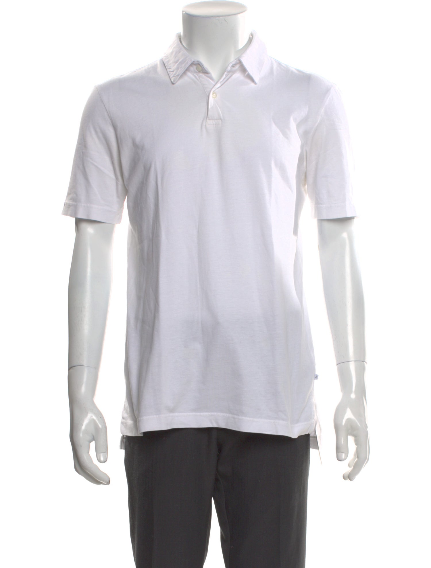 James Perse Collar Short Sleeve Polo Shirt
