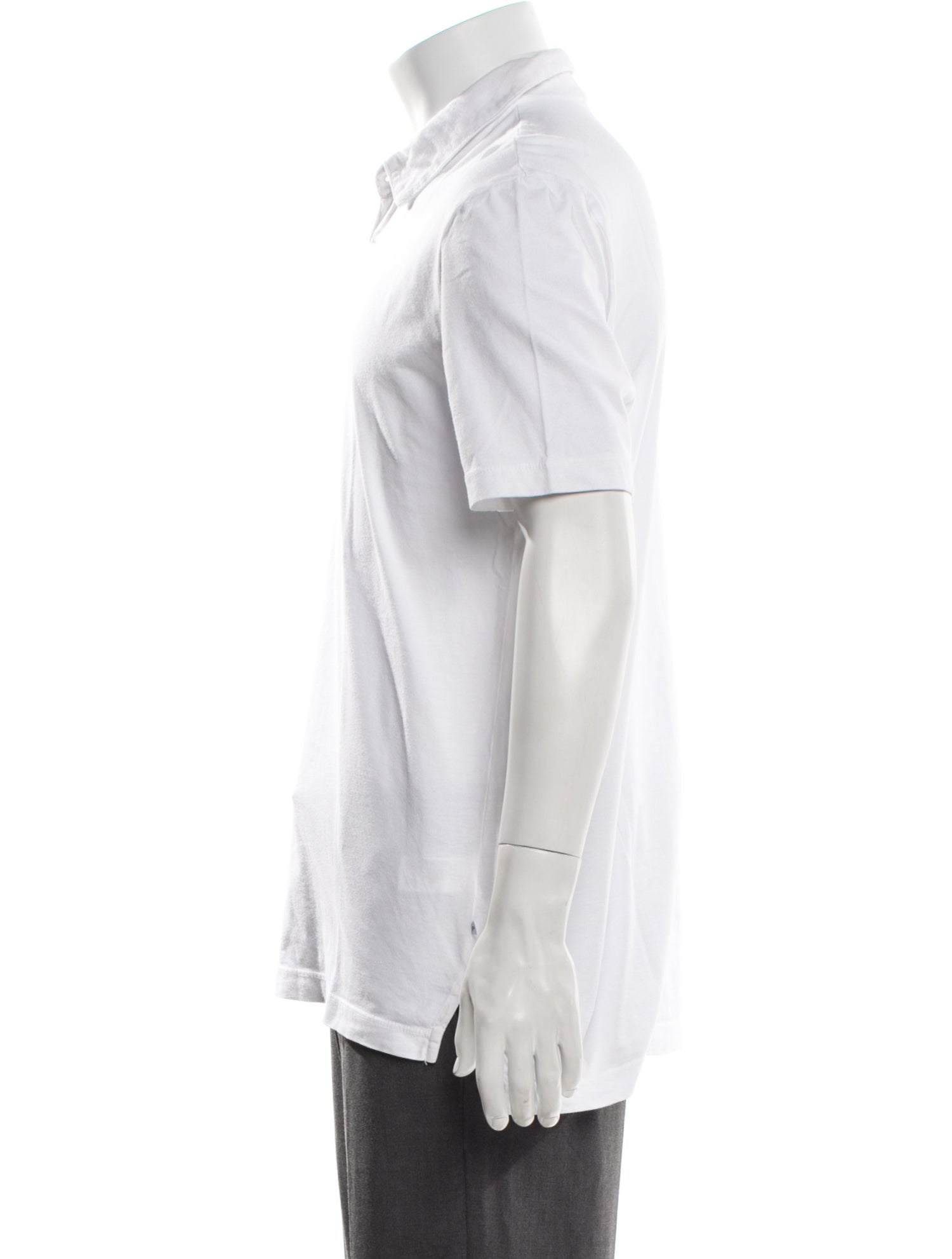 James Perse Collar Short Sleeve Polo Shirt