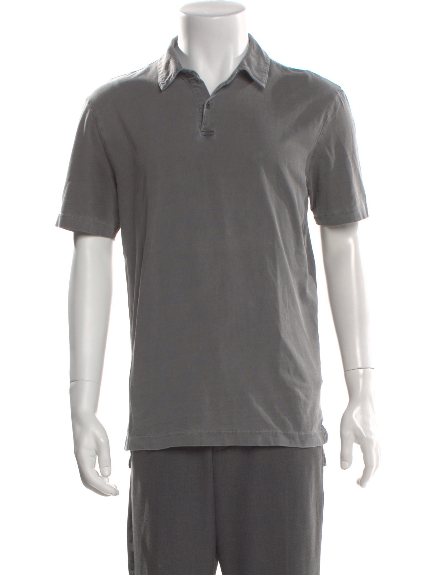 James Perse Collar Short Sleeve Polo Shirt