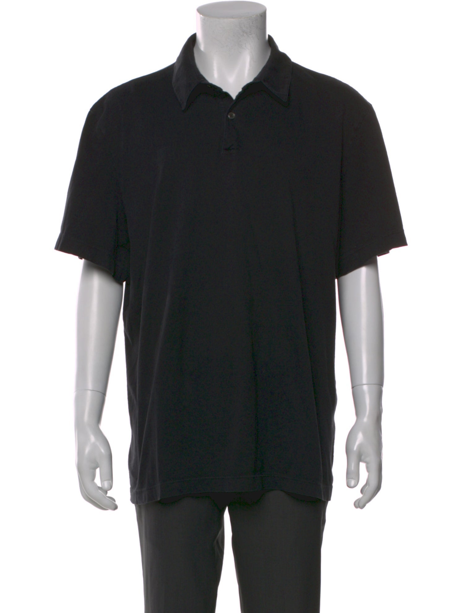 James Perse Collar Short Sleeve Polo Shirt