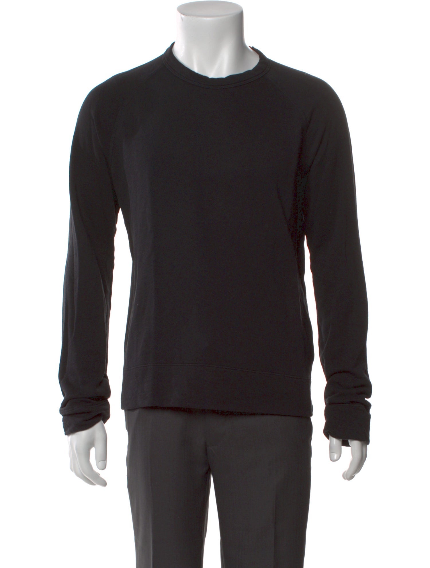James Perse Crew Neck Long Sleeve Pullover