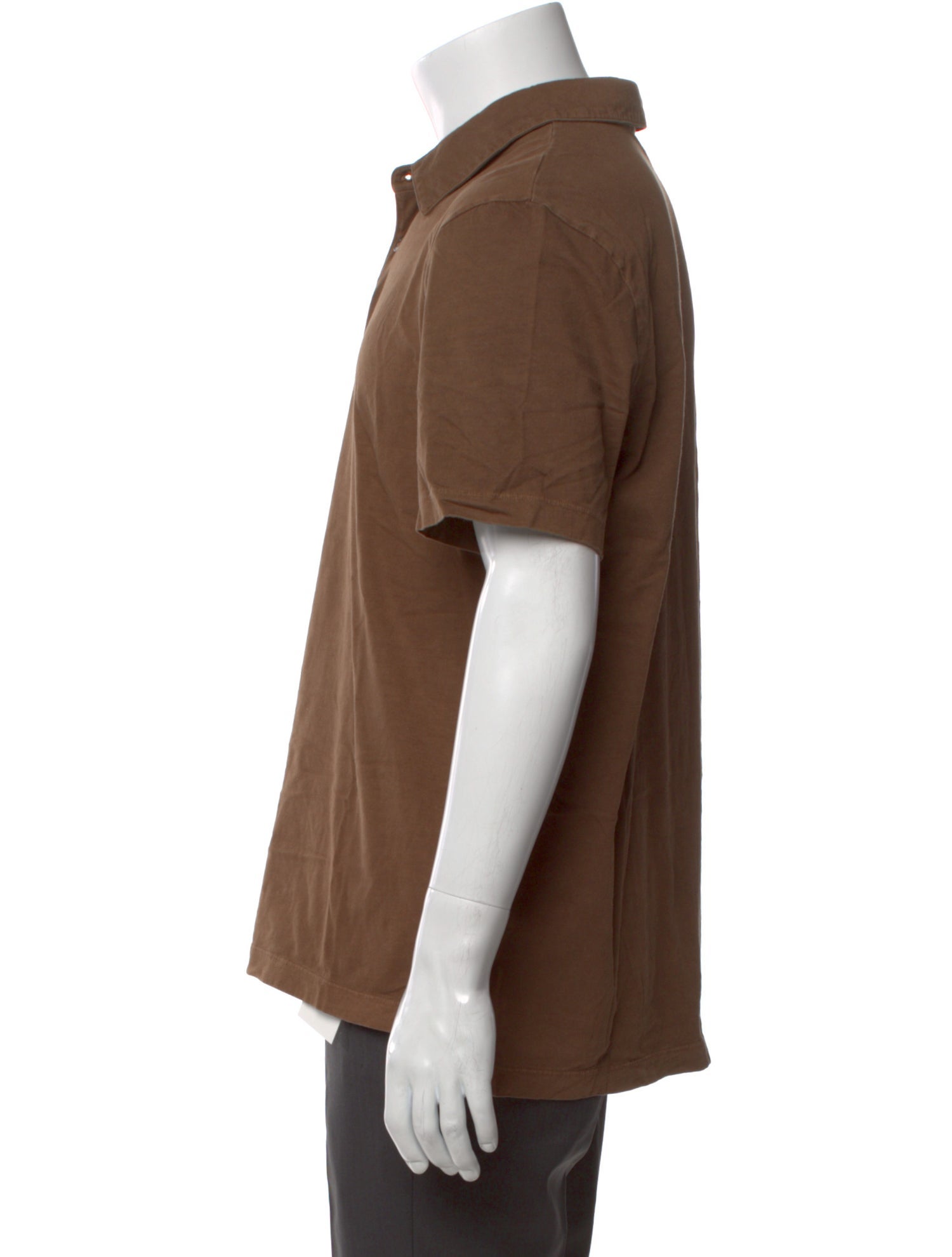 James Perse V-Neck Short Sleeve Polo Shirt