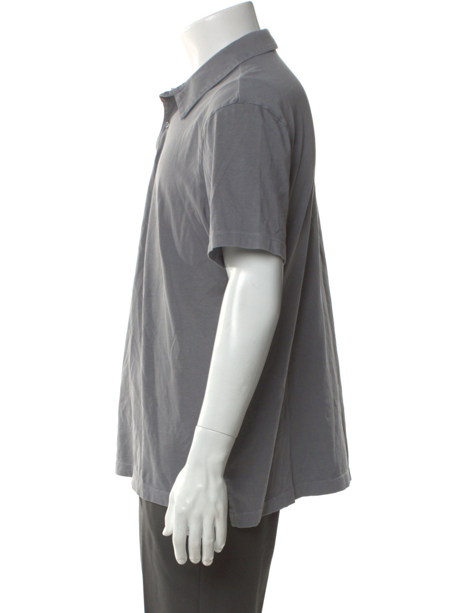 James Perse Collar Short Sleeve Polo Shirt