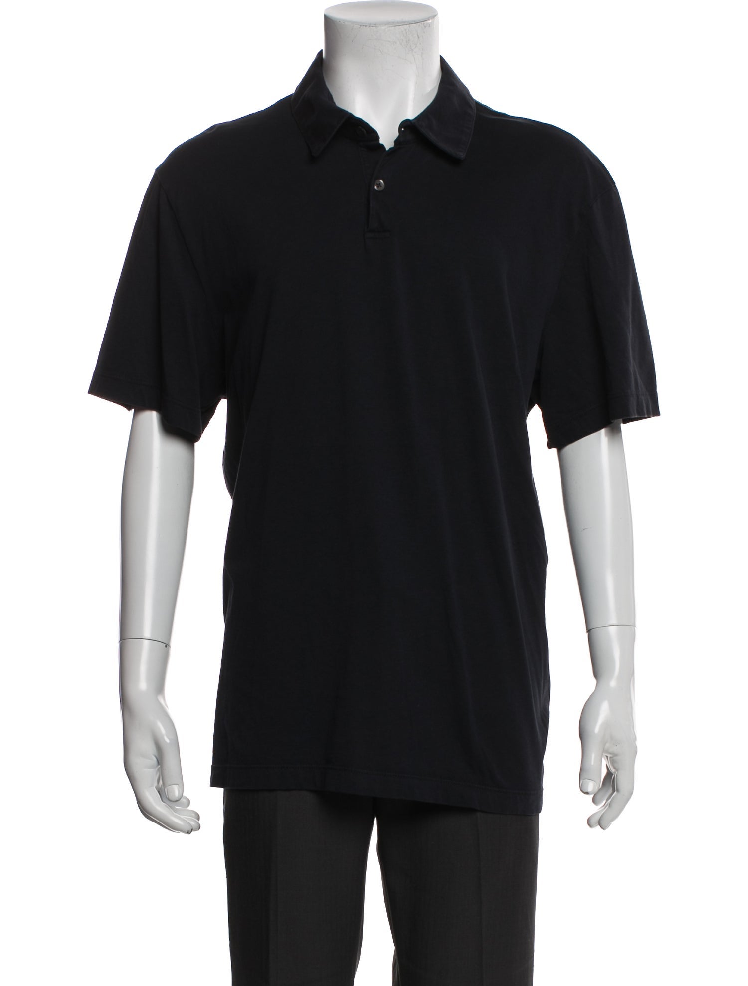 James Perse Collar Short Sleeve Polo Shirt