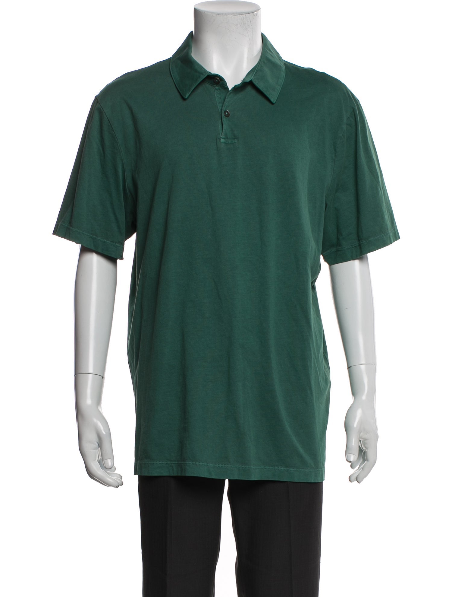 James Perse Collar Short Sleeve Polo Shirt