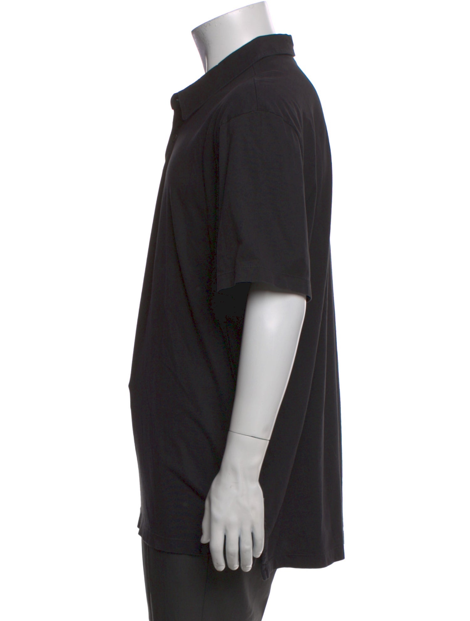James Perse Collar Short Sleeve Polo Shirt