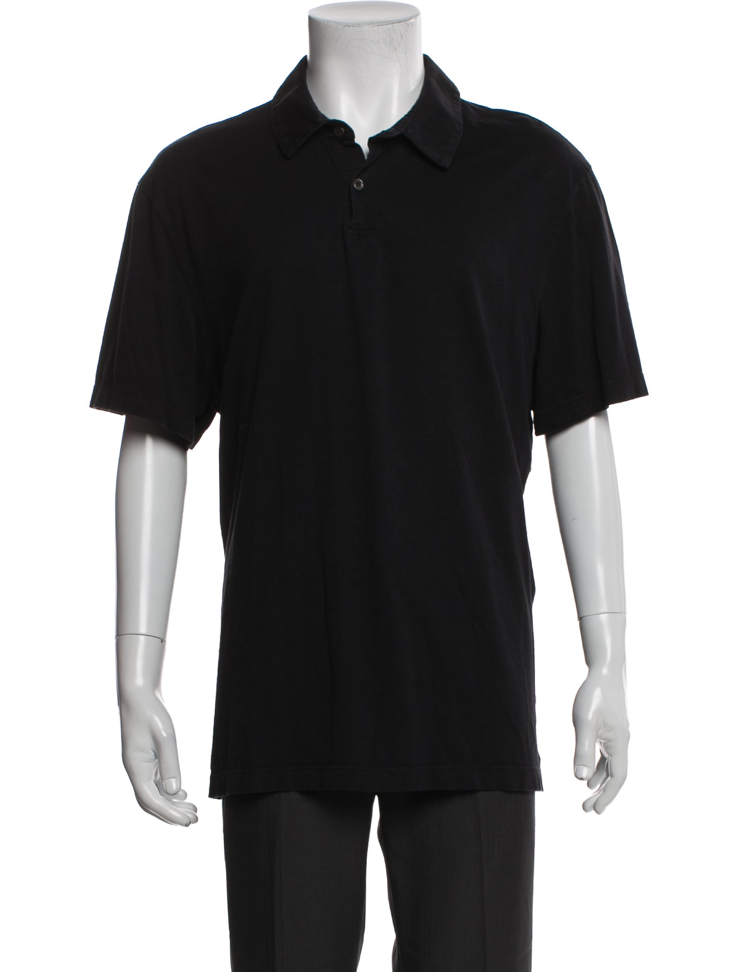 James Perse Collar Short Sleeve Polo Shirt