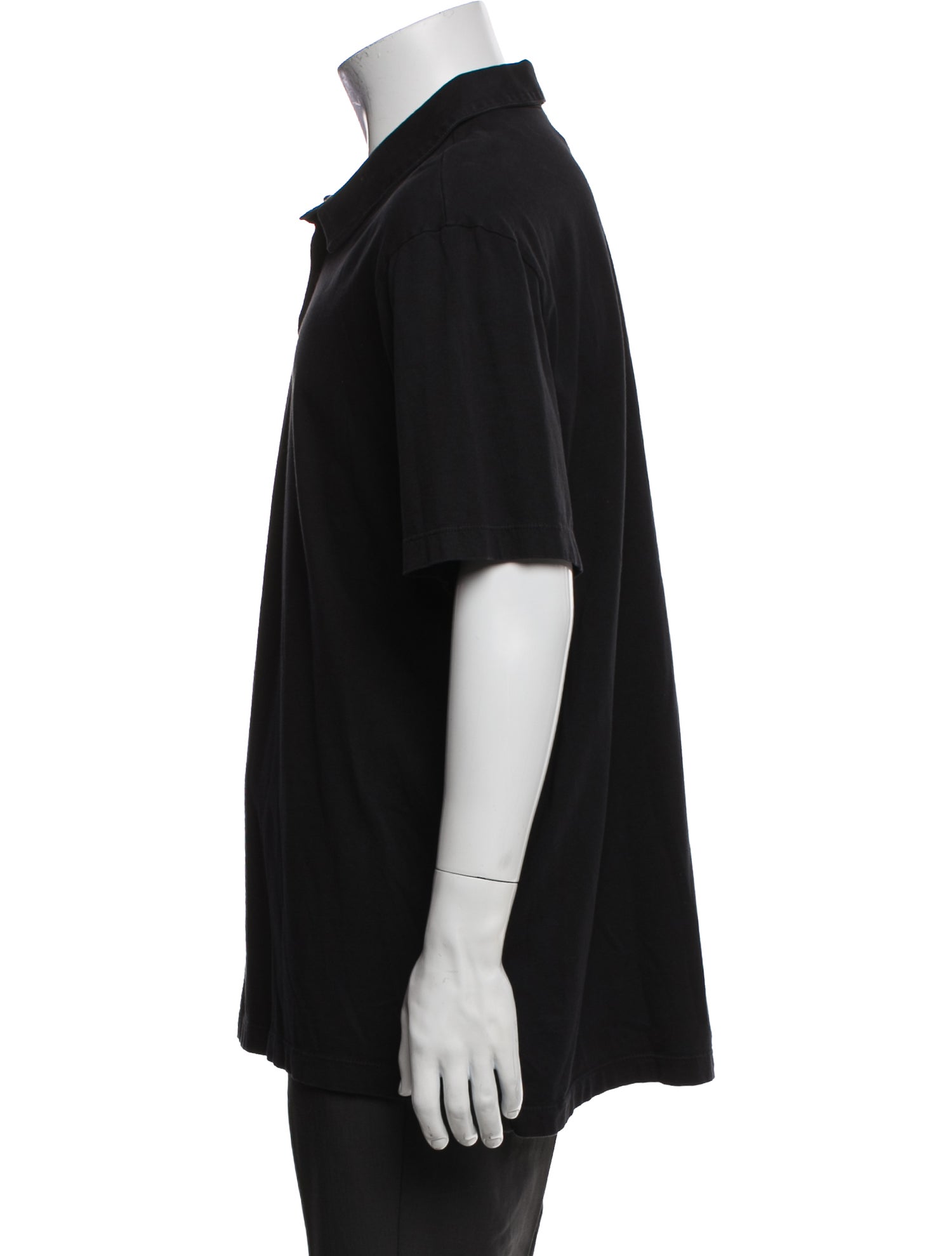 James Perse Collar Short Sleeve Polo Shirt