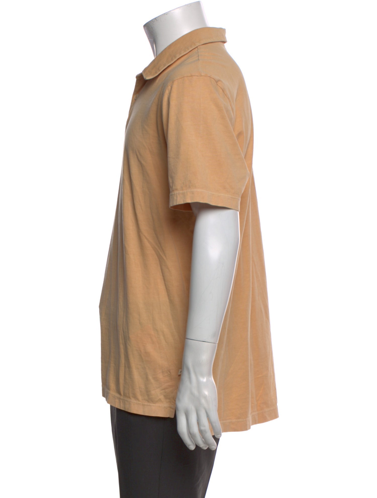 James Perse Crew Neck Short Sleeve Polo Shirt