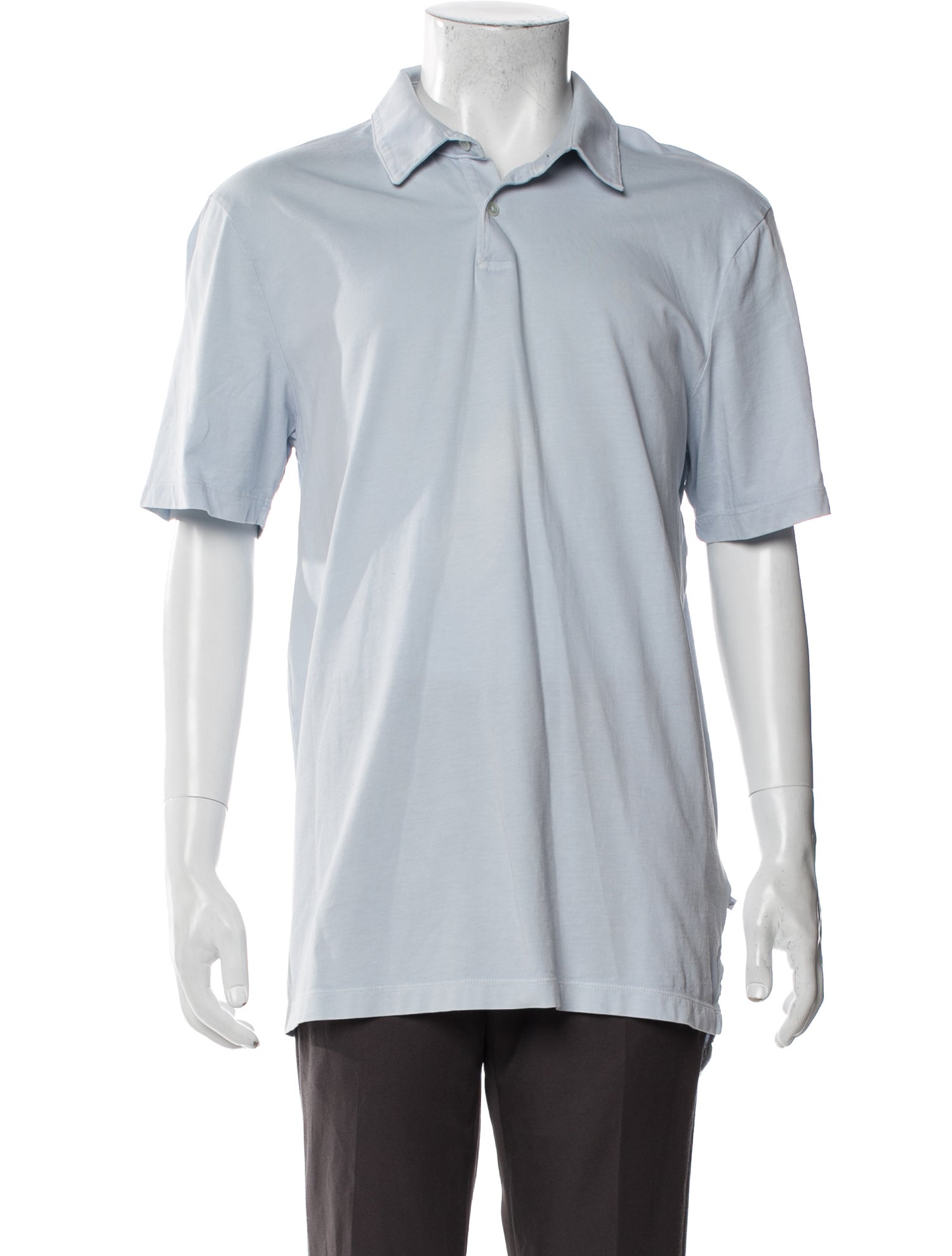 James Perse Crew Neck Short Sleeve Polo Shirt