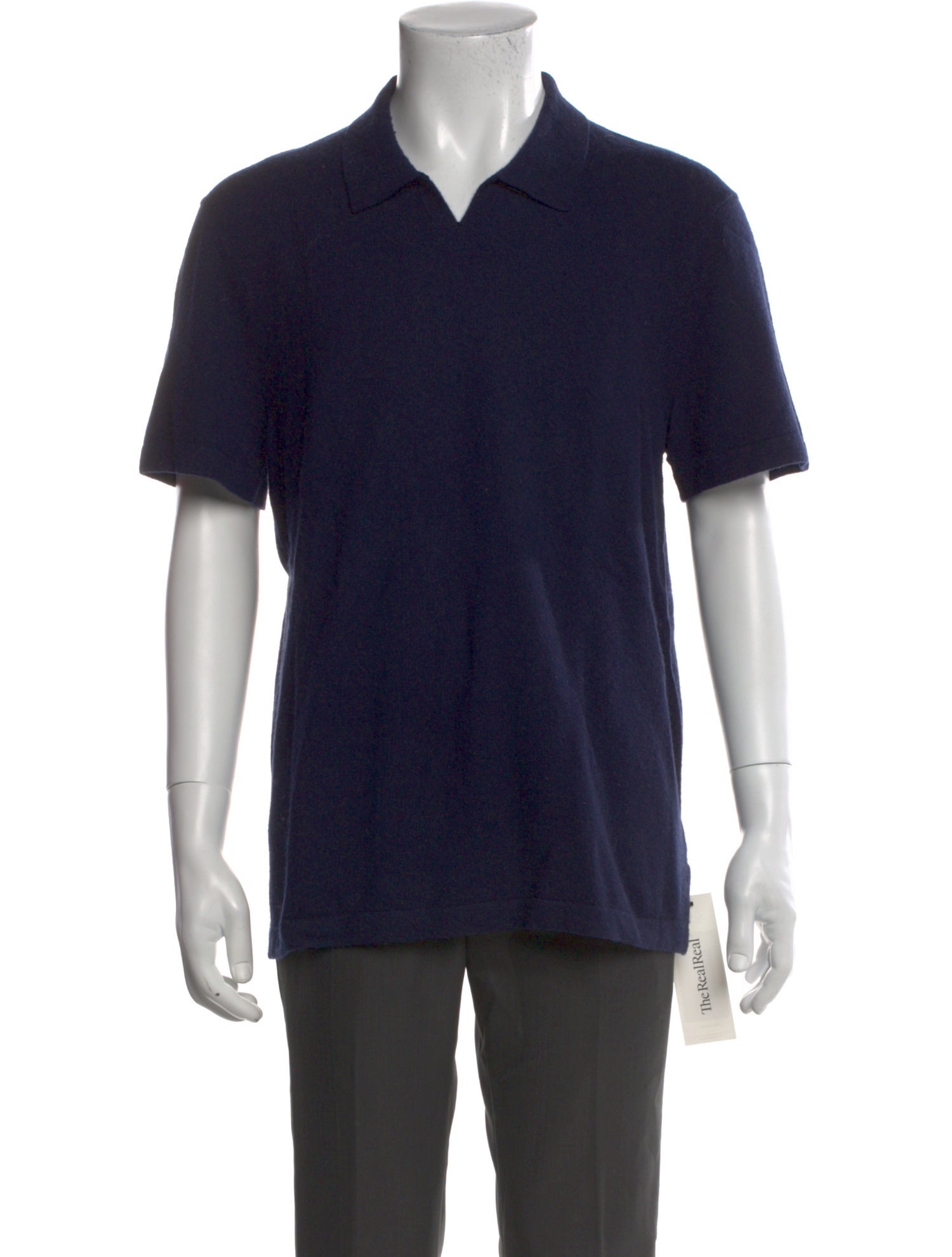 James Perse Cashmere Mock Neck Polo Sweater