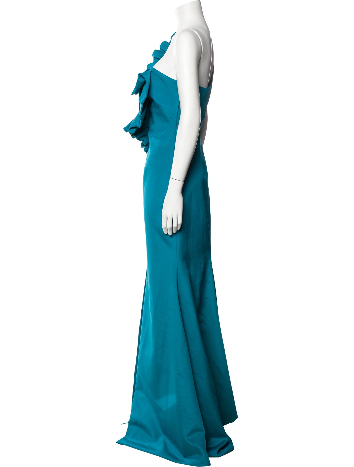 John Paul Ataker One-Shoulder Long Dress