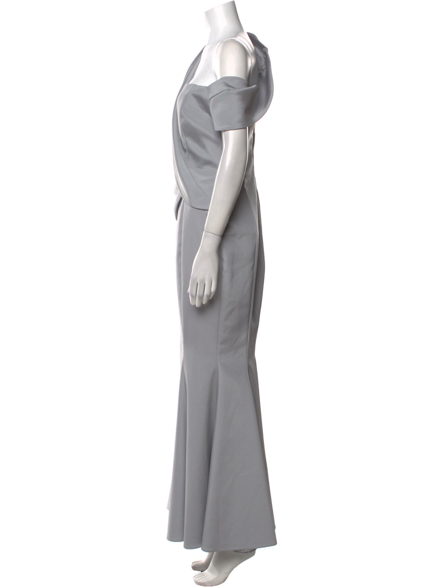 John Paul Ataker One-Shoulder Long Dress