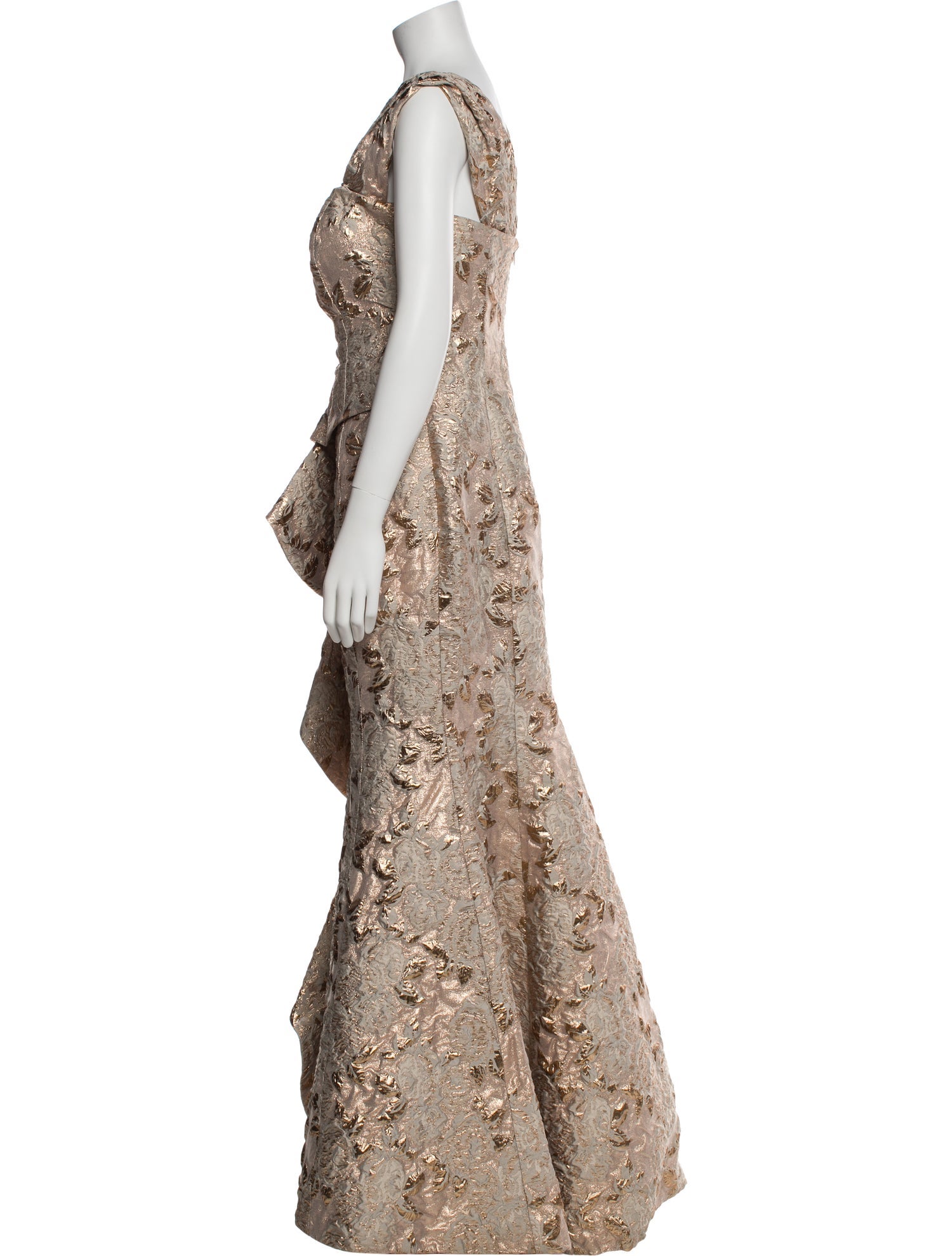 John Paul Ataker Lace Pattern Long Dress