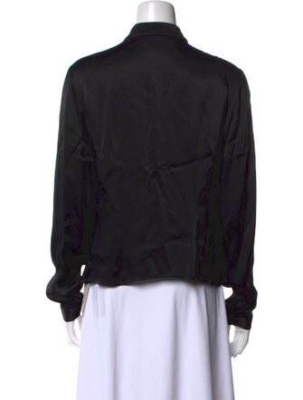 John Paul Ataker Mock Neck Long Sleeve Blouse