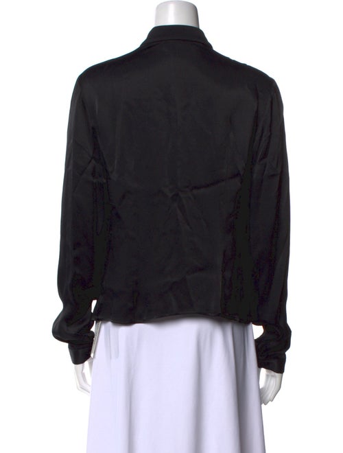 John Paul Ataker Mock Neck Long Sleeve Blouse